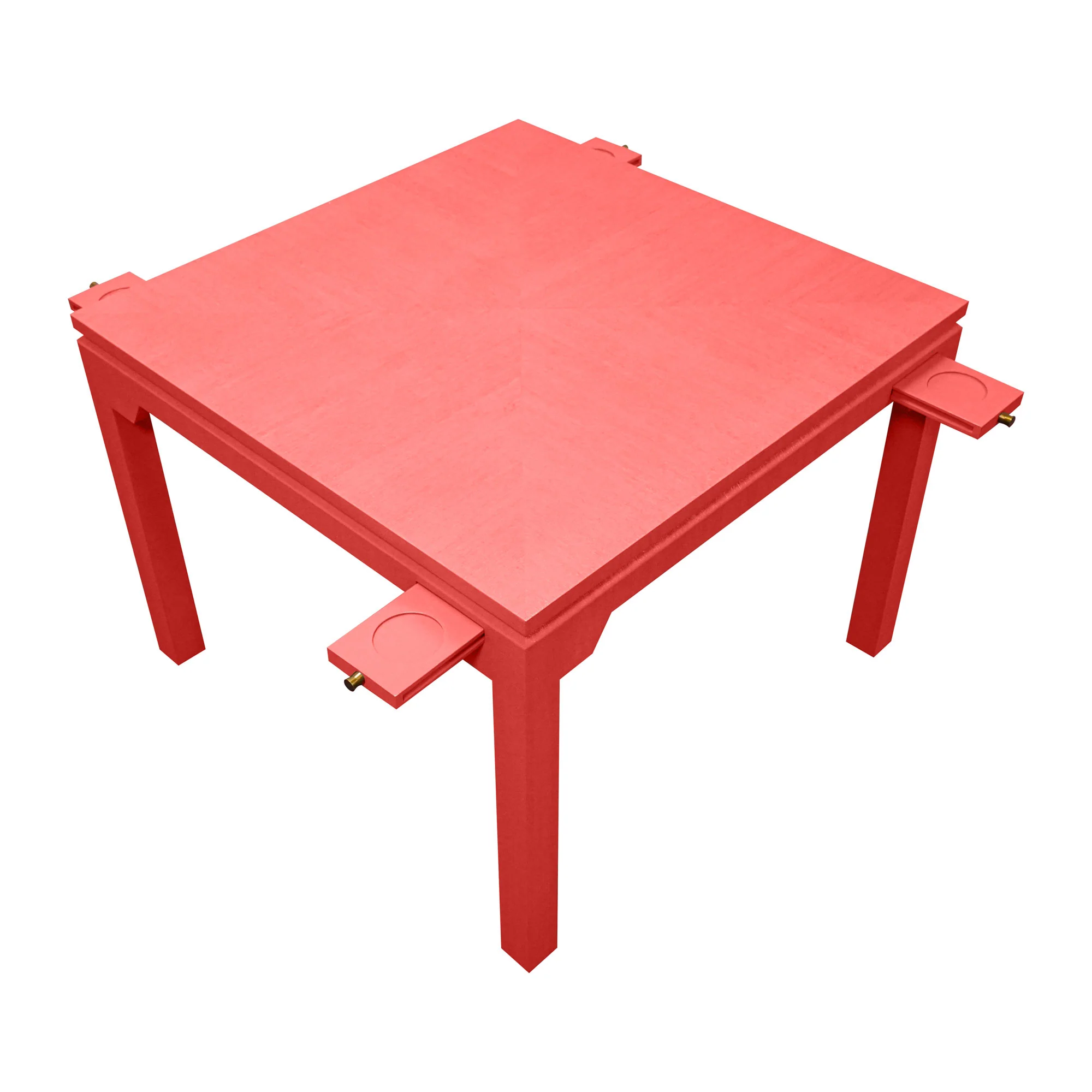Pass the Rosé Game Table in Cherry Red - Image 4