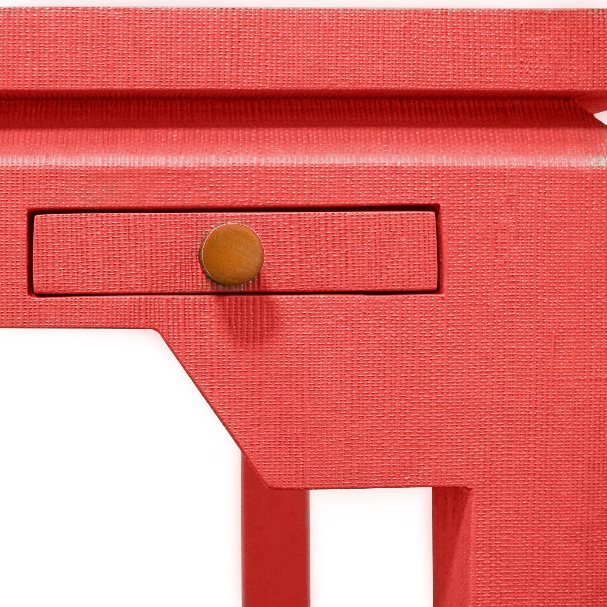 Pass the Rosé Game Table in Cherry Red - Image 5