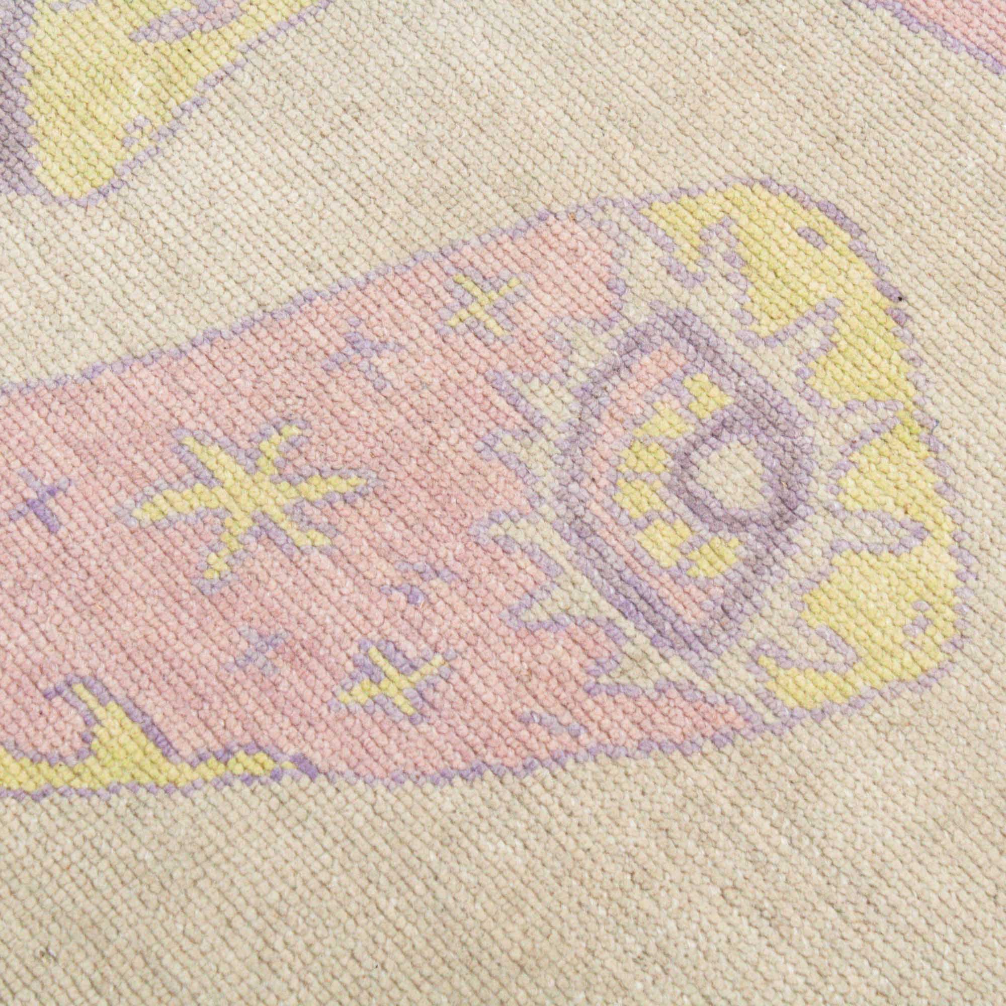 Pastel Kicker Turkish Knot Rug - Image 4