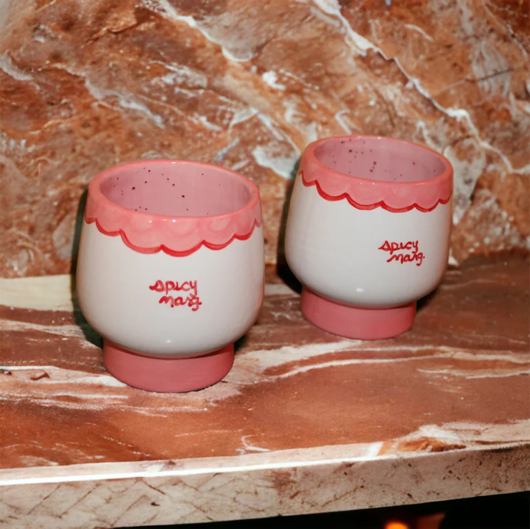 Pink Spicy Marg Glasses - Set of 2 - Image 4