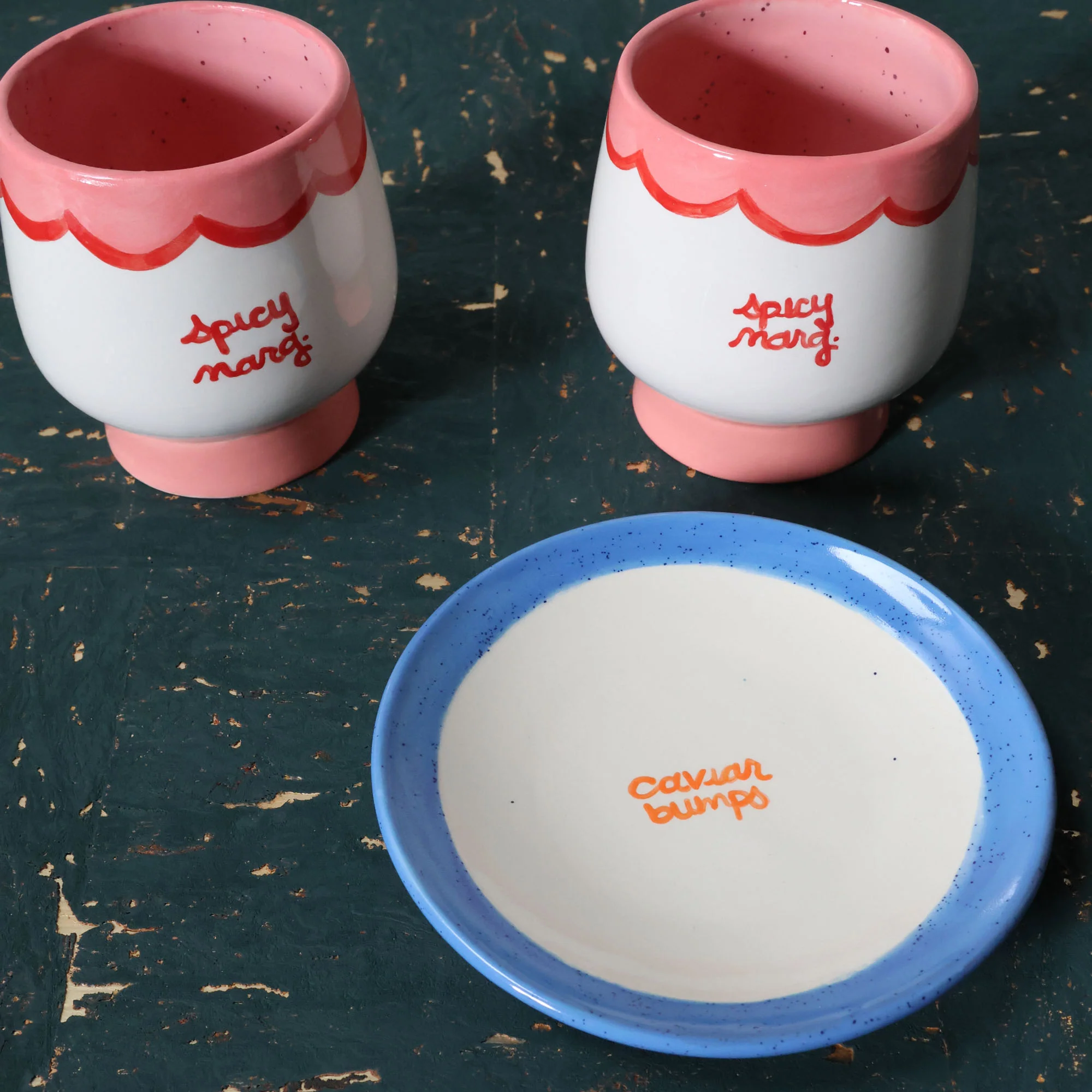 Pink Spicy Marg Glasses - Set of 2 - Image 5