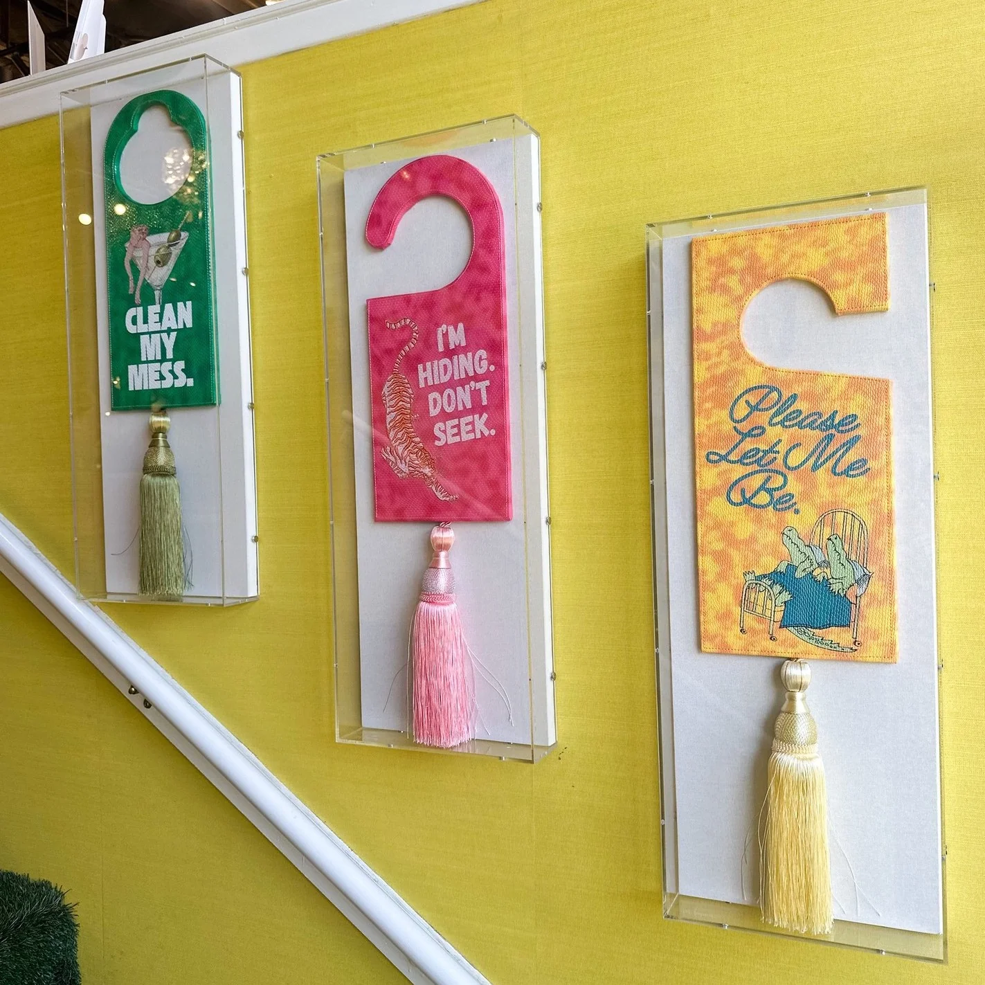 Clean My Mess Hang Tag - Green - Image 2