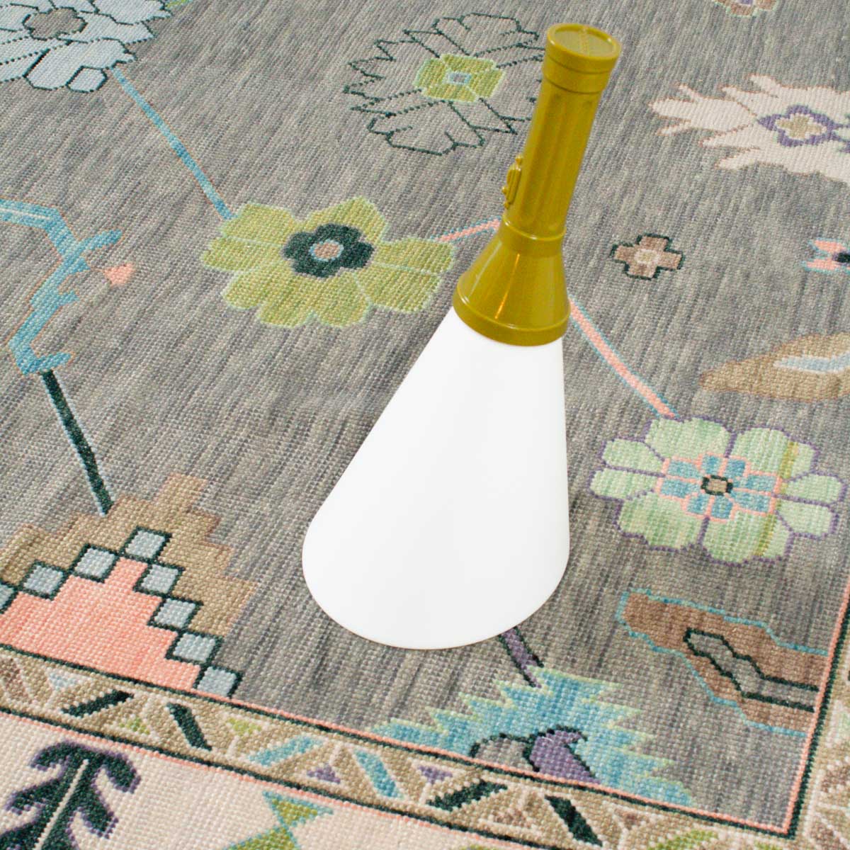 Poppy Pastel Turkish Knot Rug - Image 7