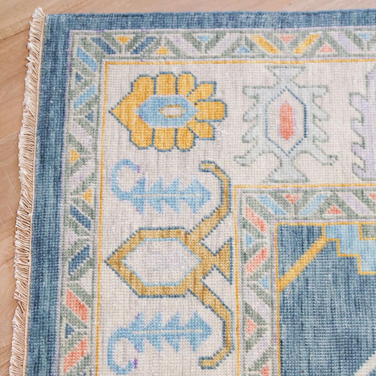 Poppy Turkish Knot Rug - Image 3