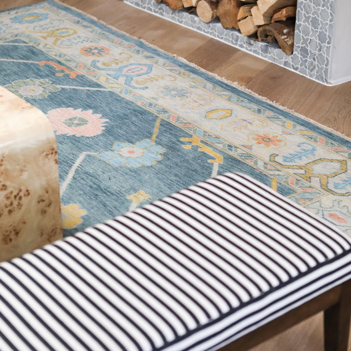 Poppy Turkish Knot Rug - Image 5