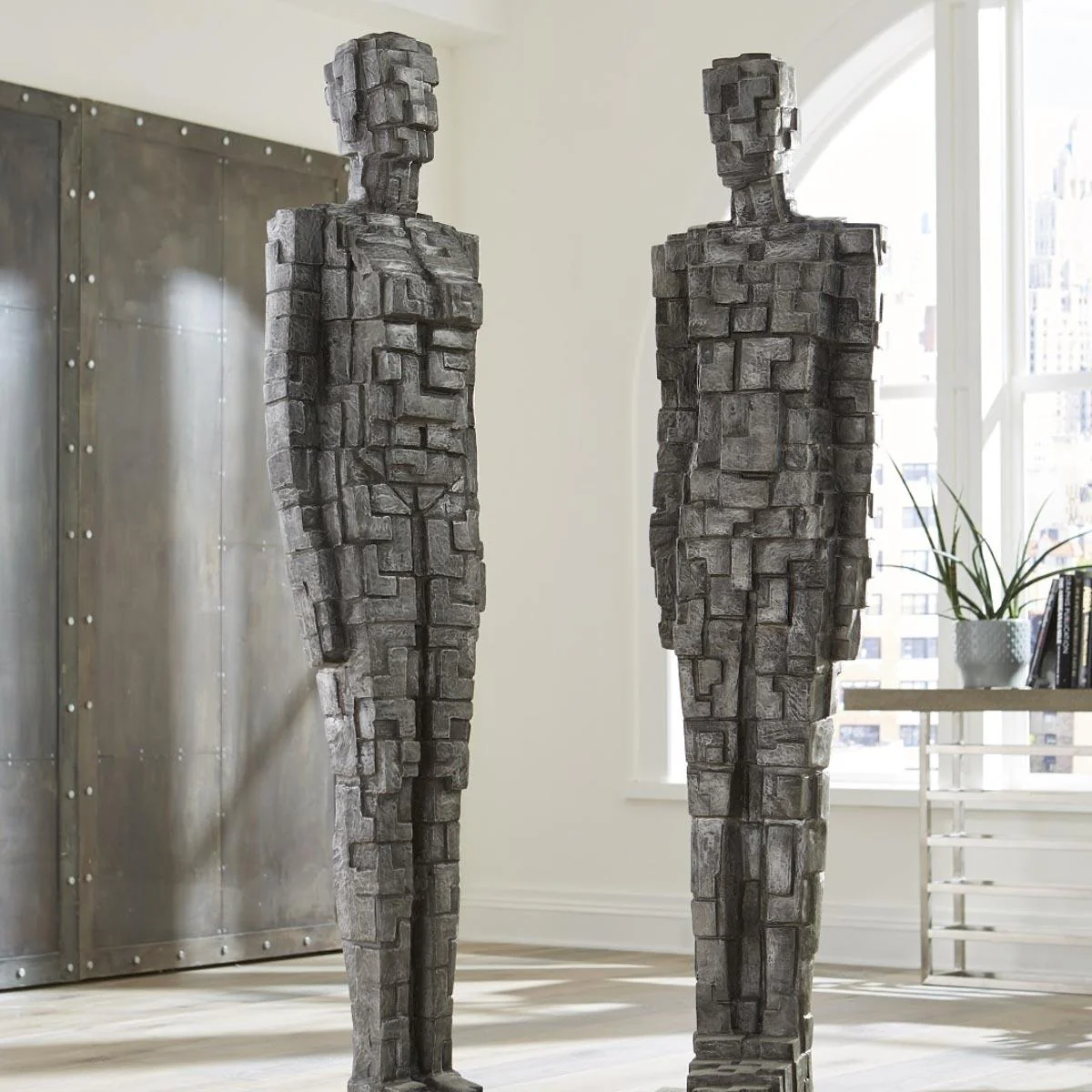 Puzzle Woman Sculpture - Image 6