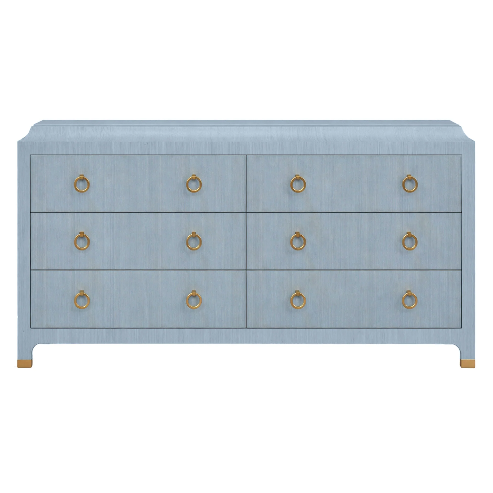 Quick Ship Jackie Dresser in Tulum Grasscloth