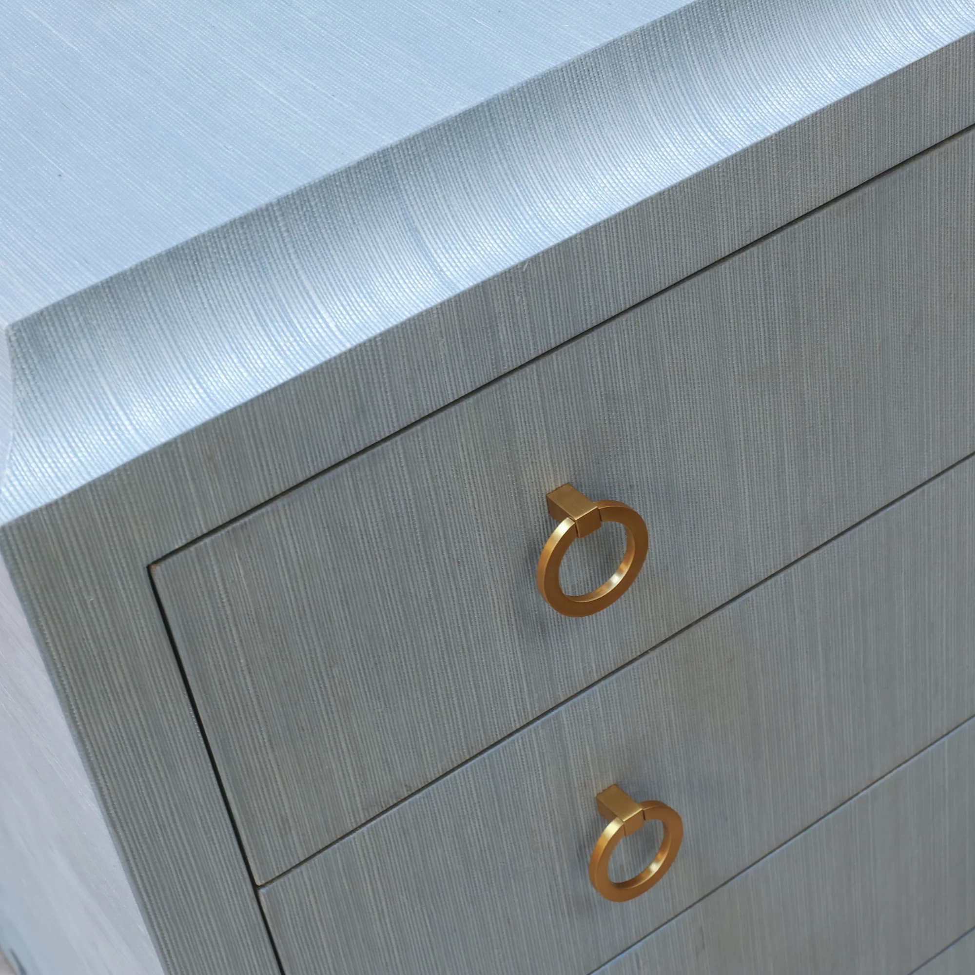 Quick Ship Jackie Dresser in Tulum Grasscloth - Image 3