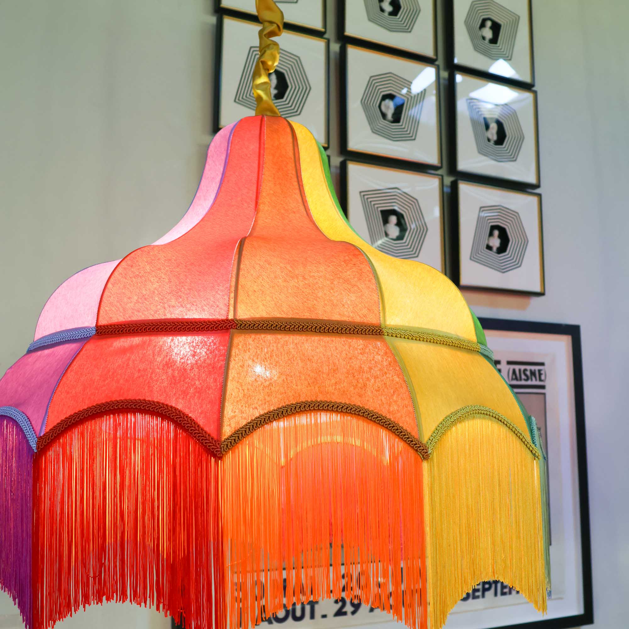 Rainbow Fringe Chandelier - Image 3