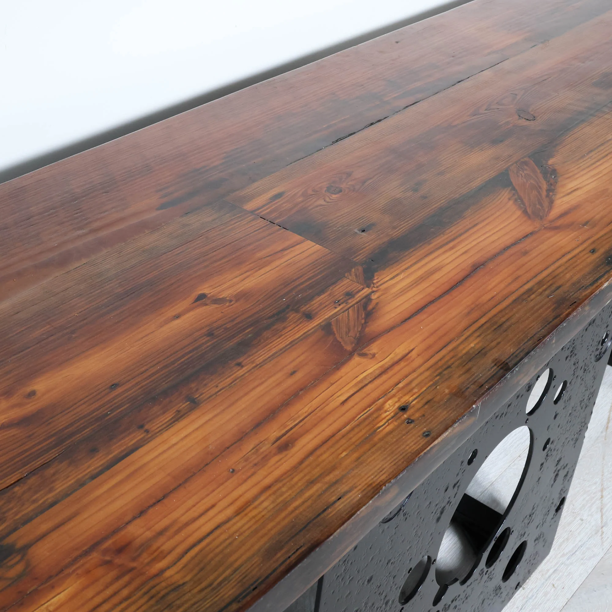Reclaimed Airplane Parts Console Table - Image 4