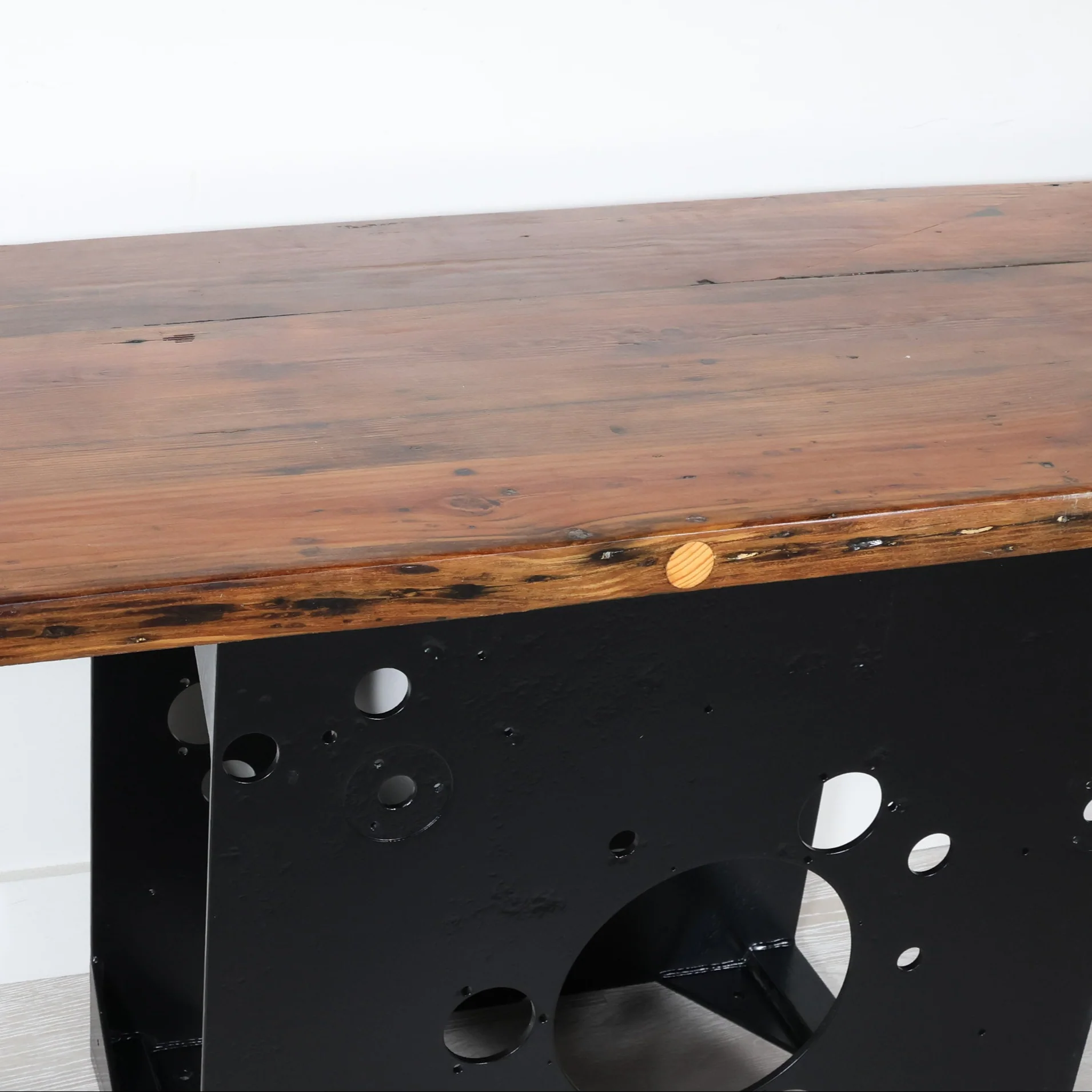 Reclaimed Airplane Parts Console Table - Image 7