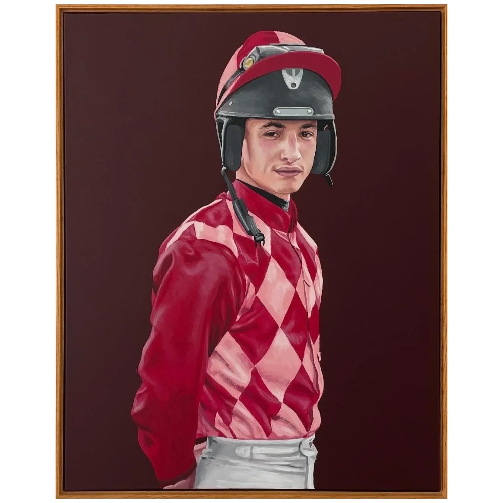 "Red Rider" 22x28 Acrylic on Canvas by Tanner Muse