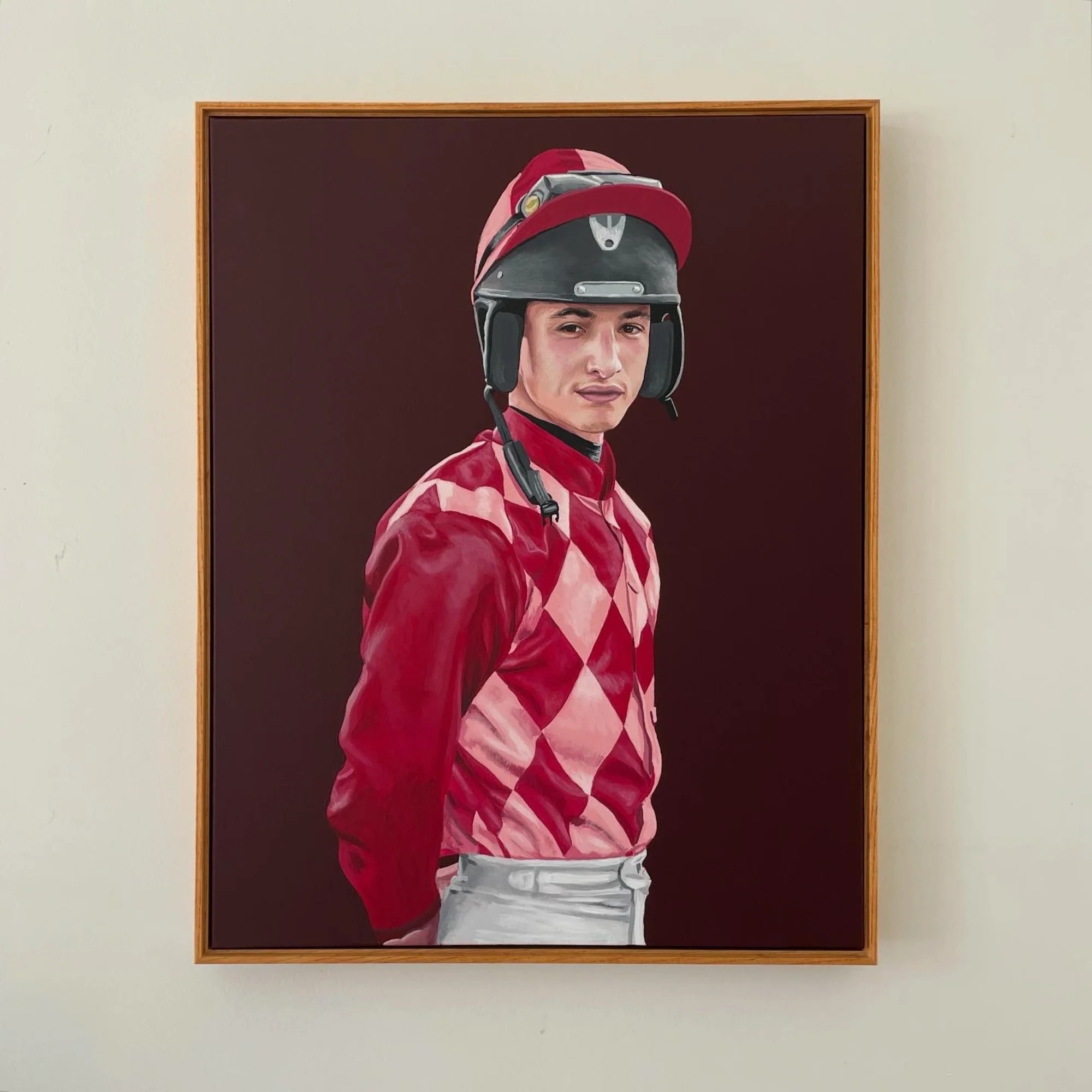 "Red Rider" 22x28 Acrylic on Canvas by Tanner Muse - Image 2