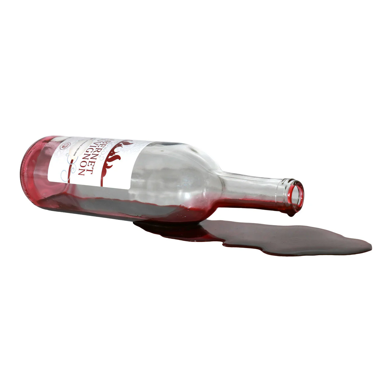 Red Wine Bottle Spill