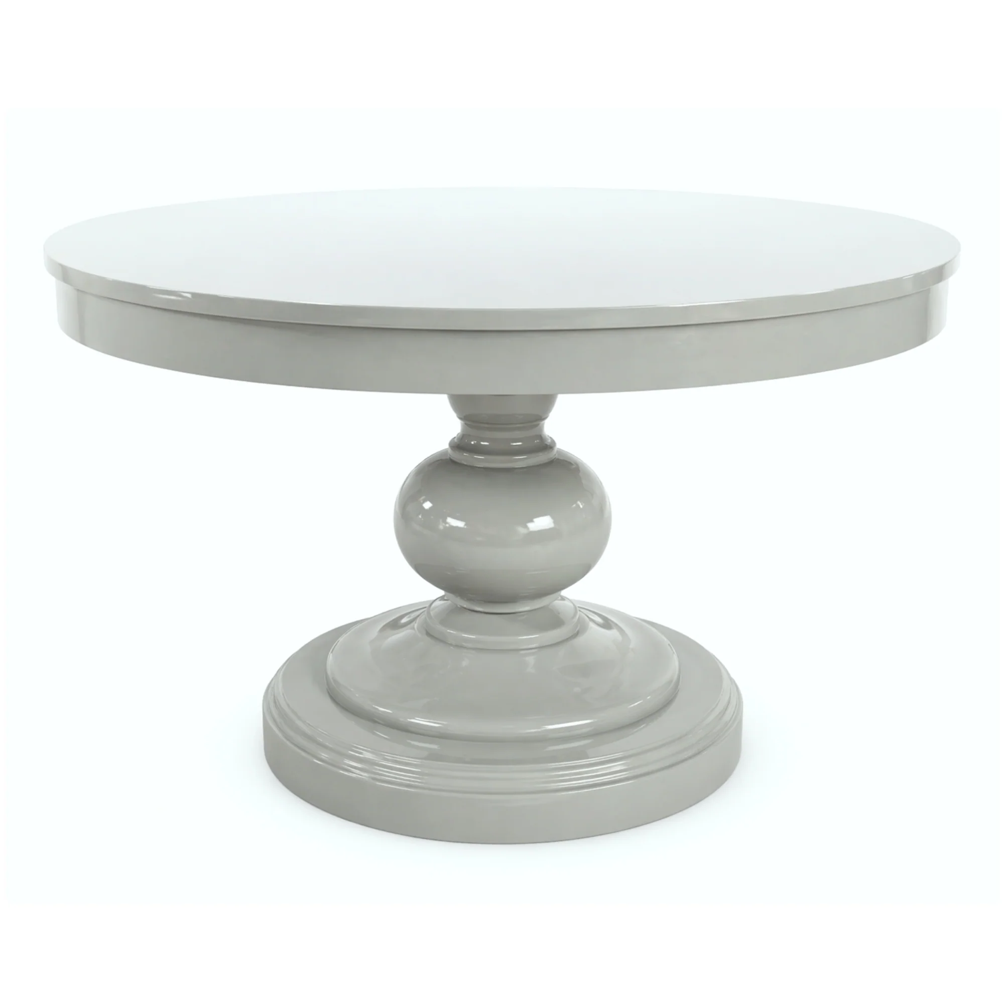 Refinished Round Pedestal Dining Table