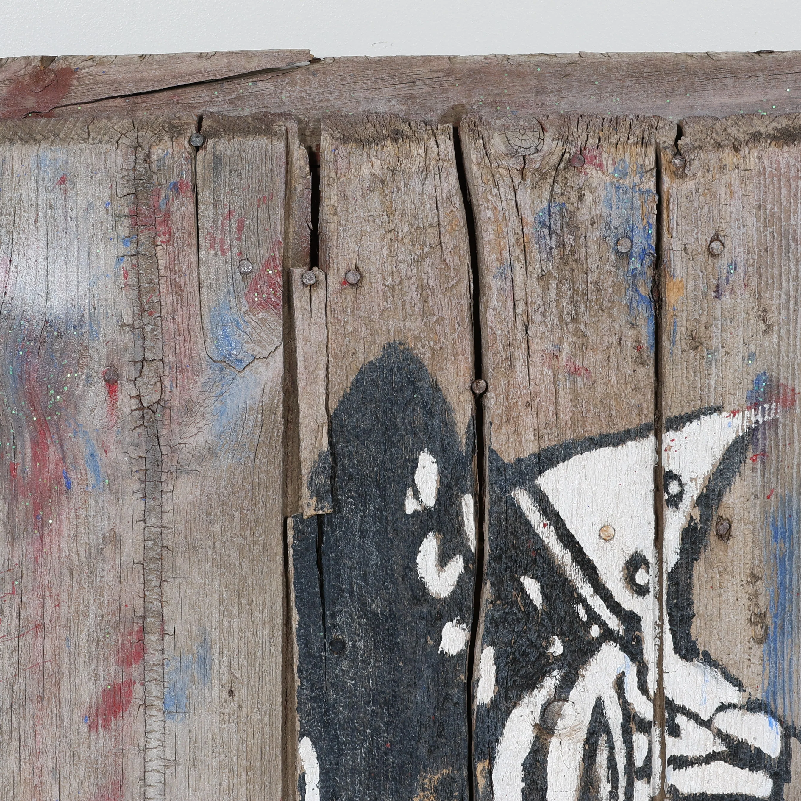 Rollerskates Painting on Wood by Terry Hares - Image 3
