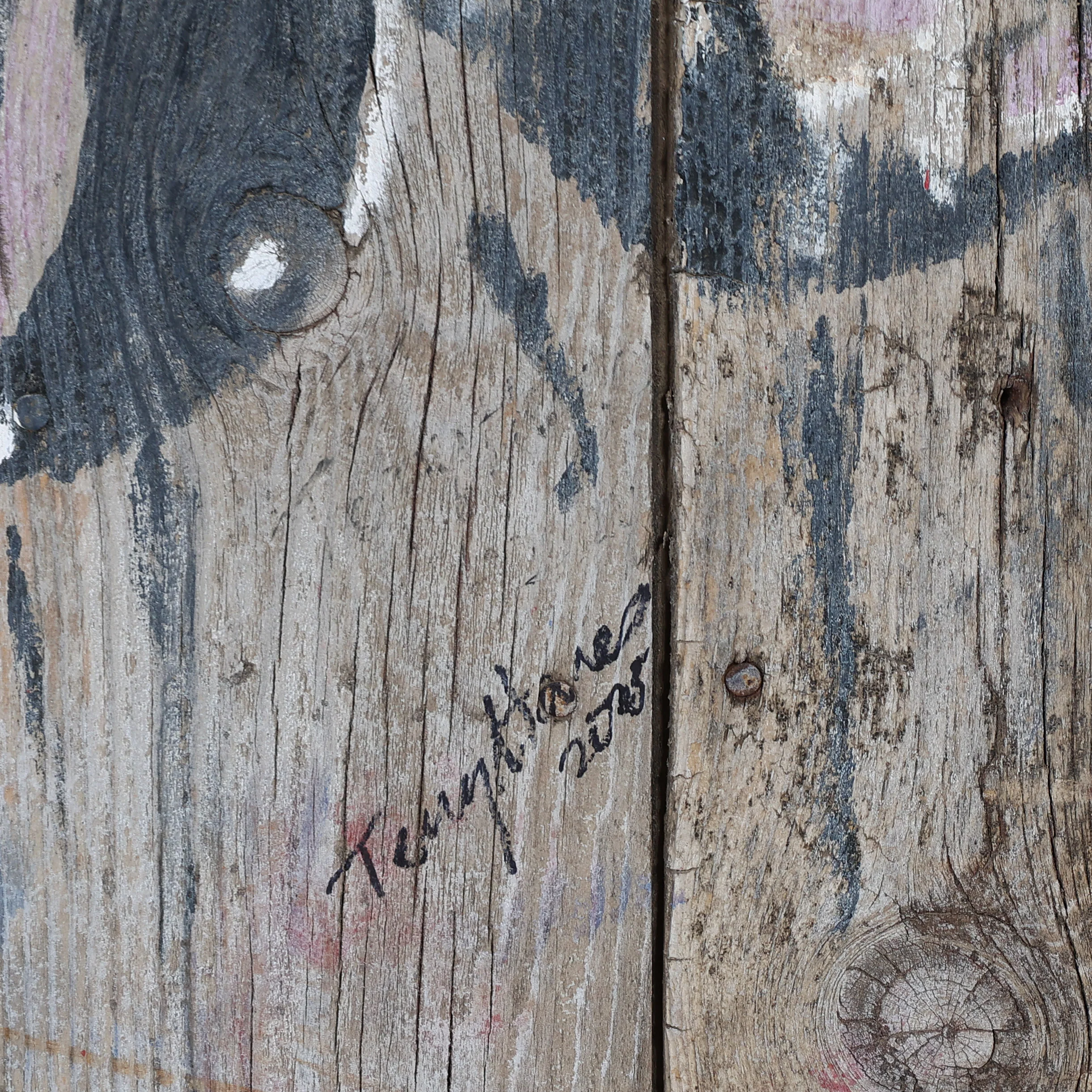 Rollerskates Painting on Wood by Terry Hares - Image 5