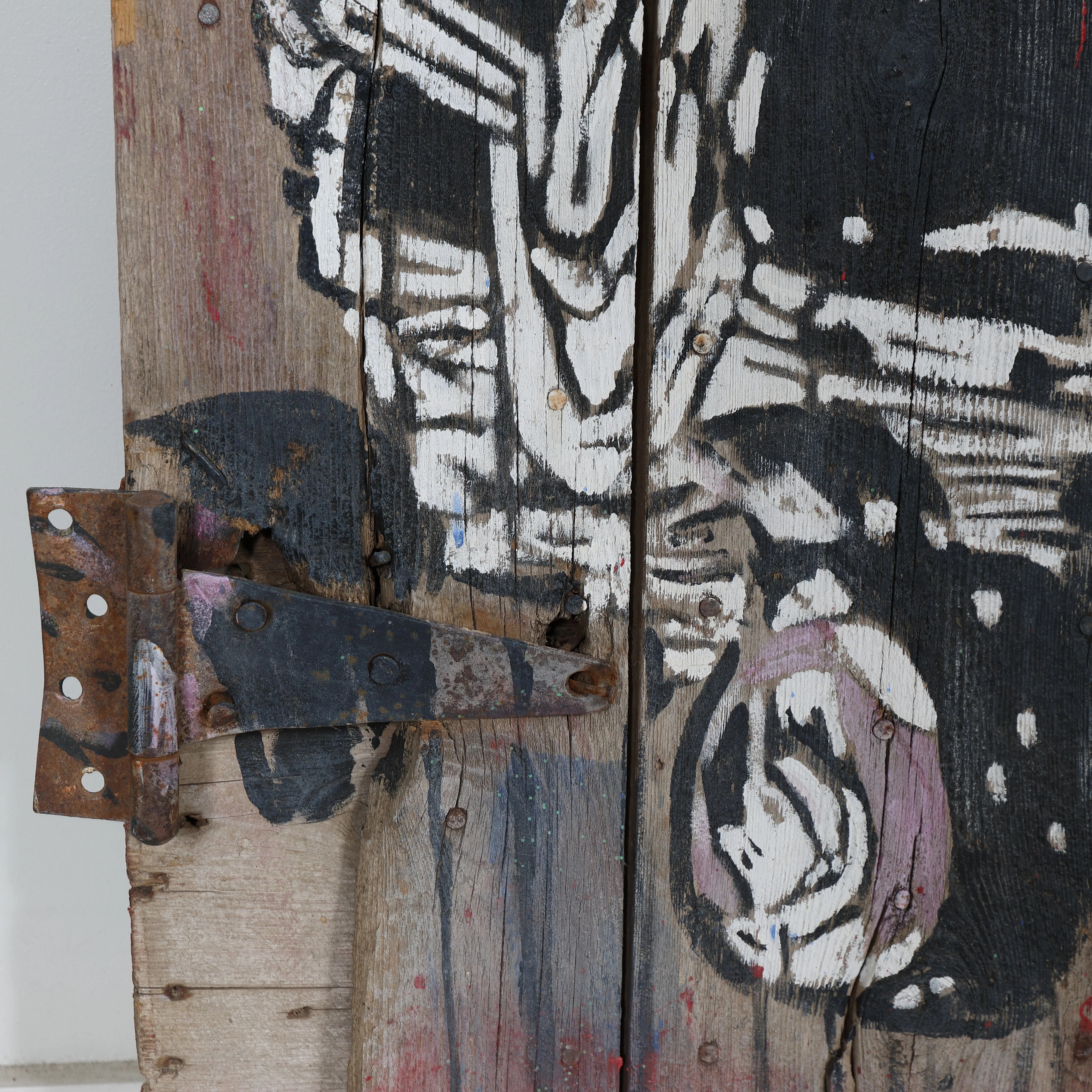 Rollerskates Painting on Wood by Terry Hares - Image 7