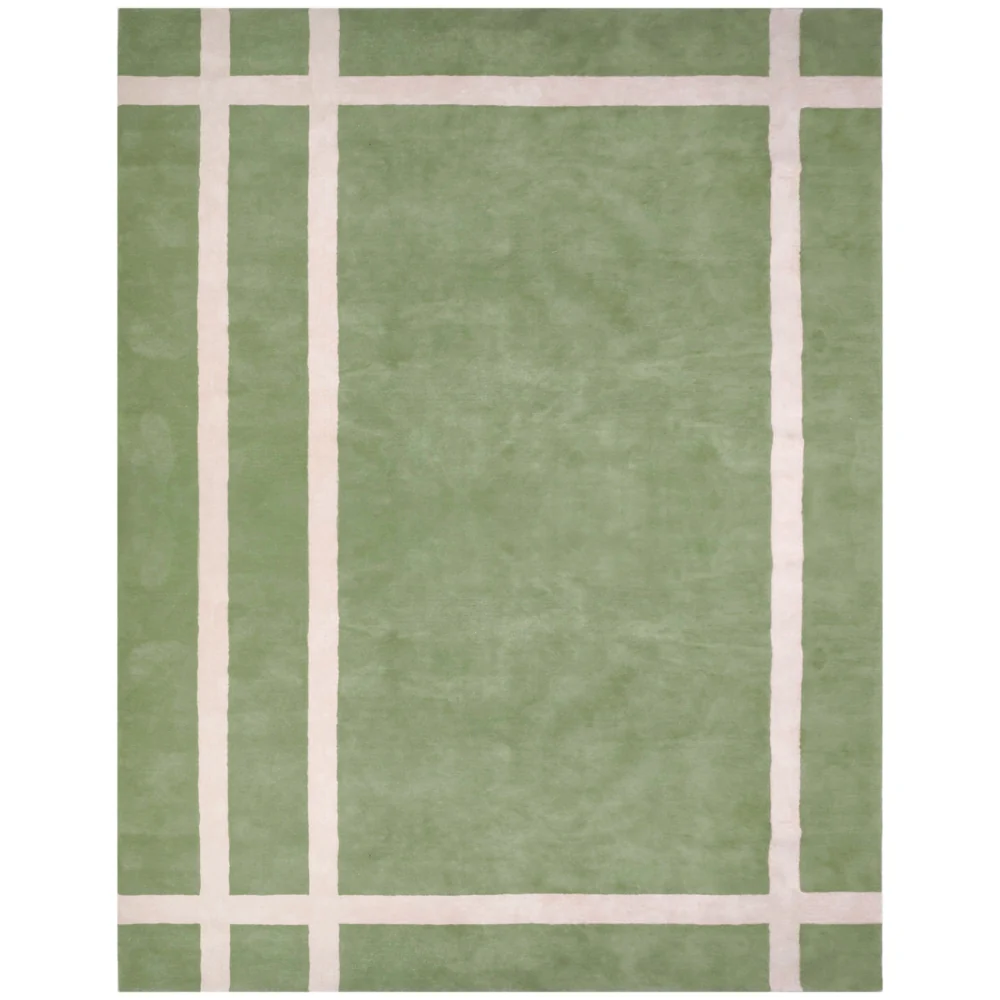 Rope 'Em Green Tufted Rug
