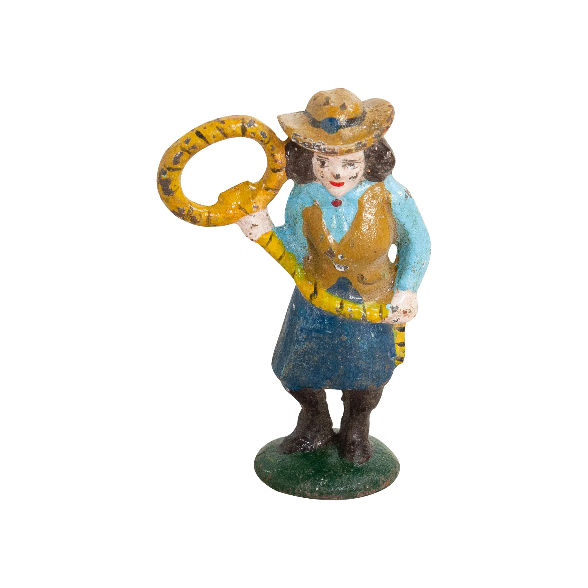 Cast Iron Bottle Opener - Cowgirl