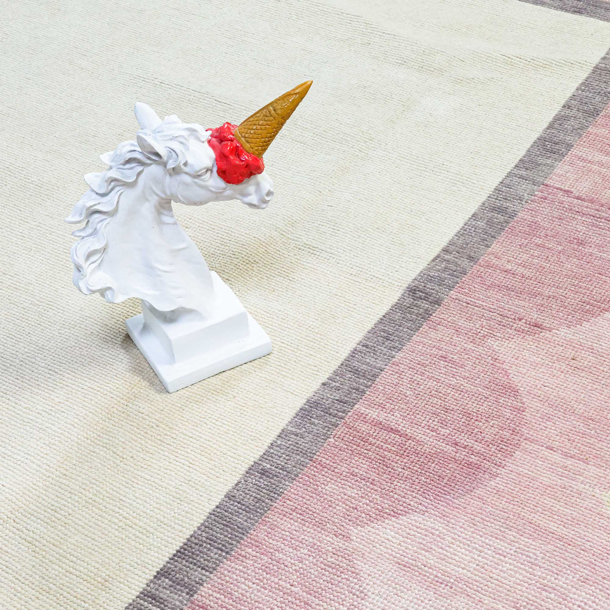 Ruby Plum Turkish Knot Rug - Image 2