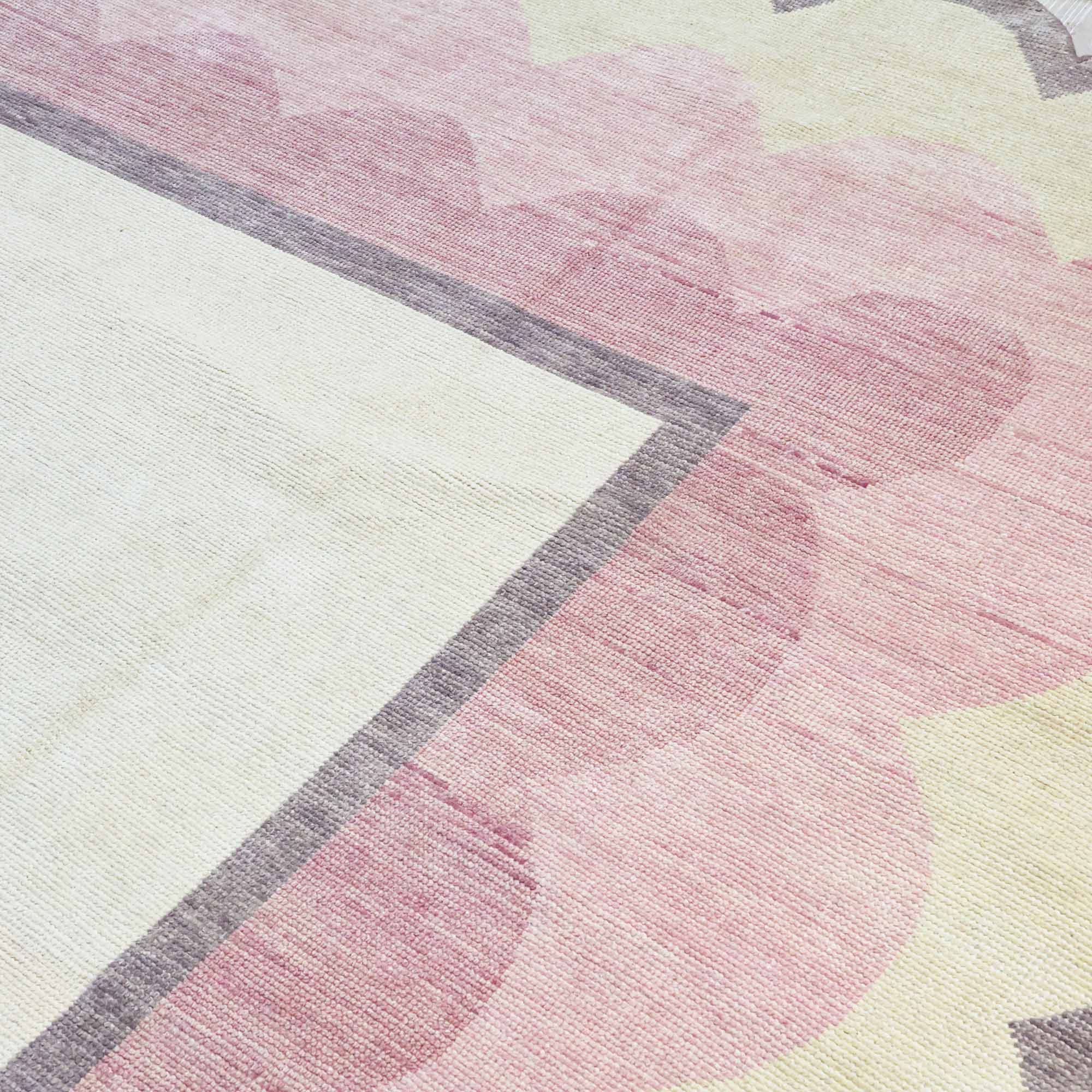 Ruby Plum Turkish Knot Rug - Image 3