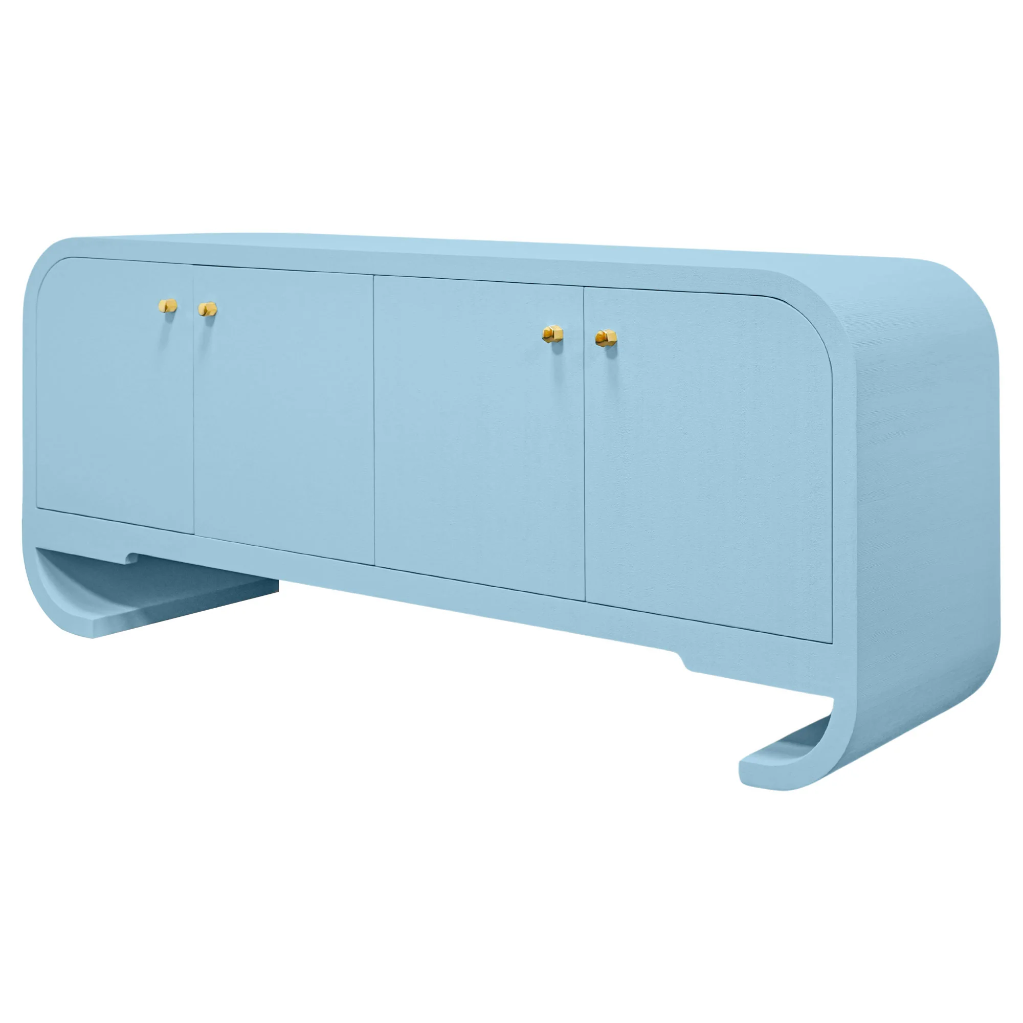 Ruse Credenza in Light Blue - Image 2