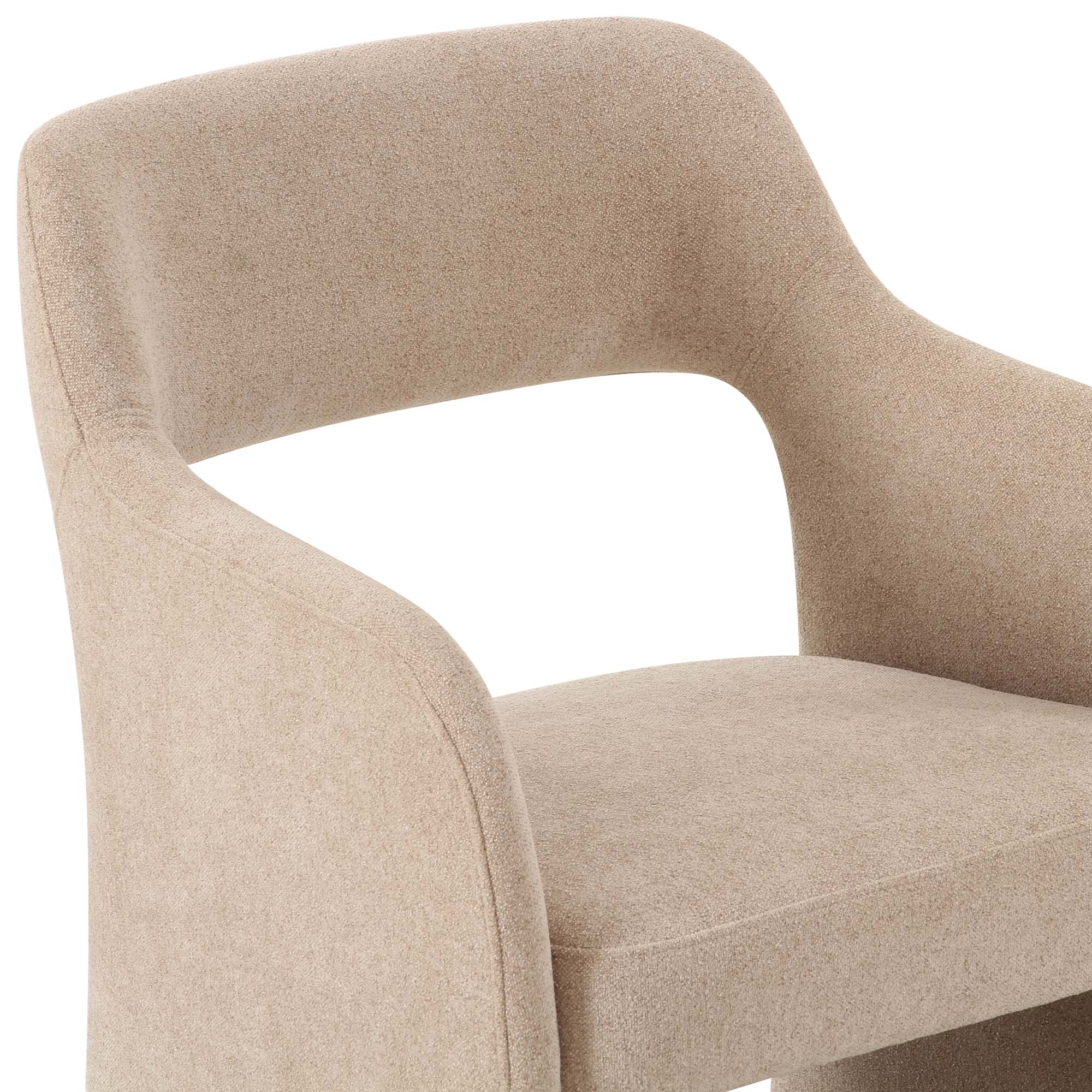 Scarlett Dining Chair in Smokey Taupe - Image 3
