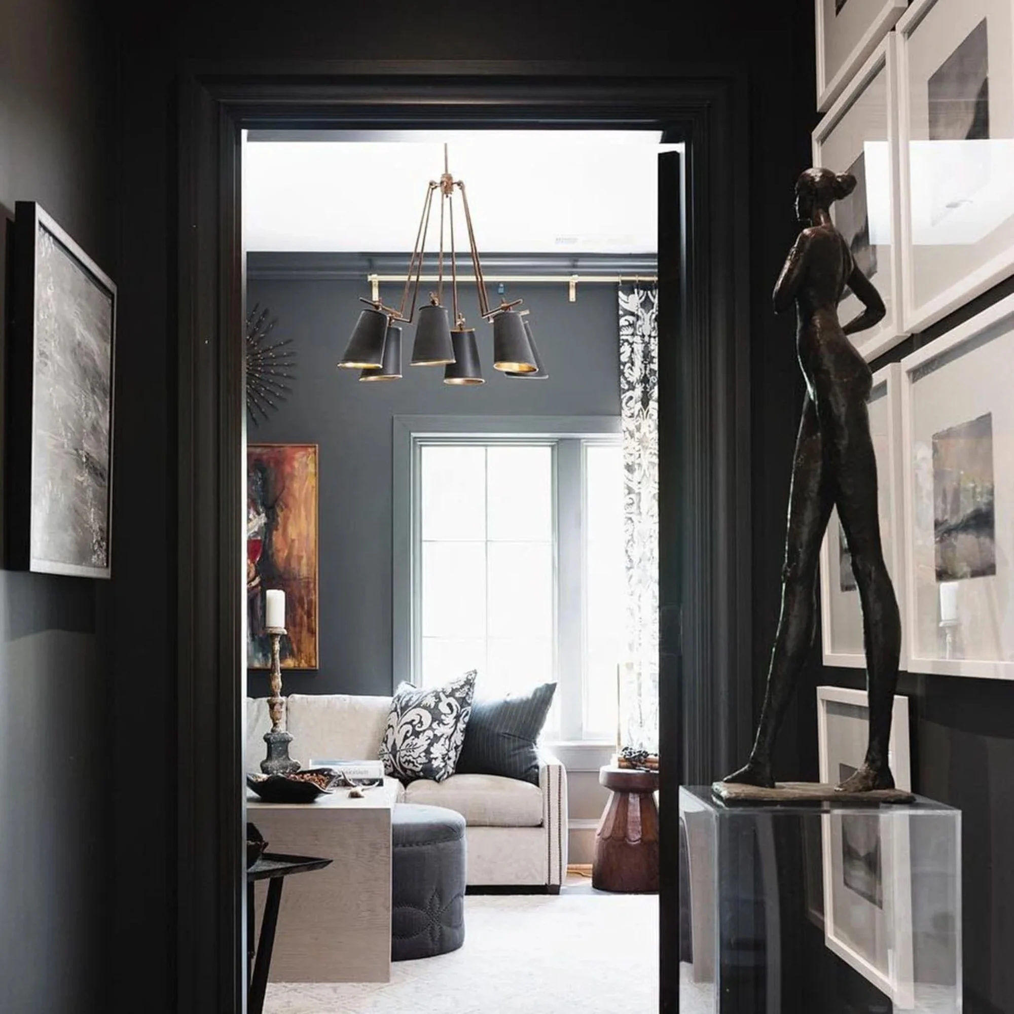 Second Hand Jean-Louise Chandelier by Currey & Company - Image 2