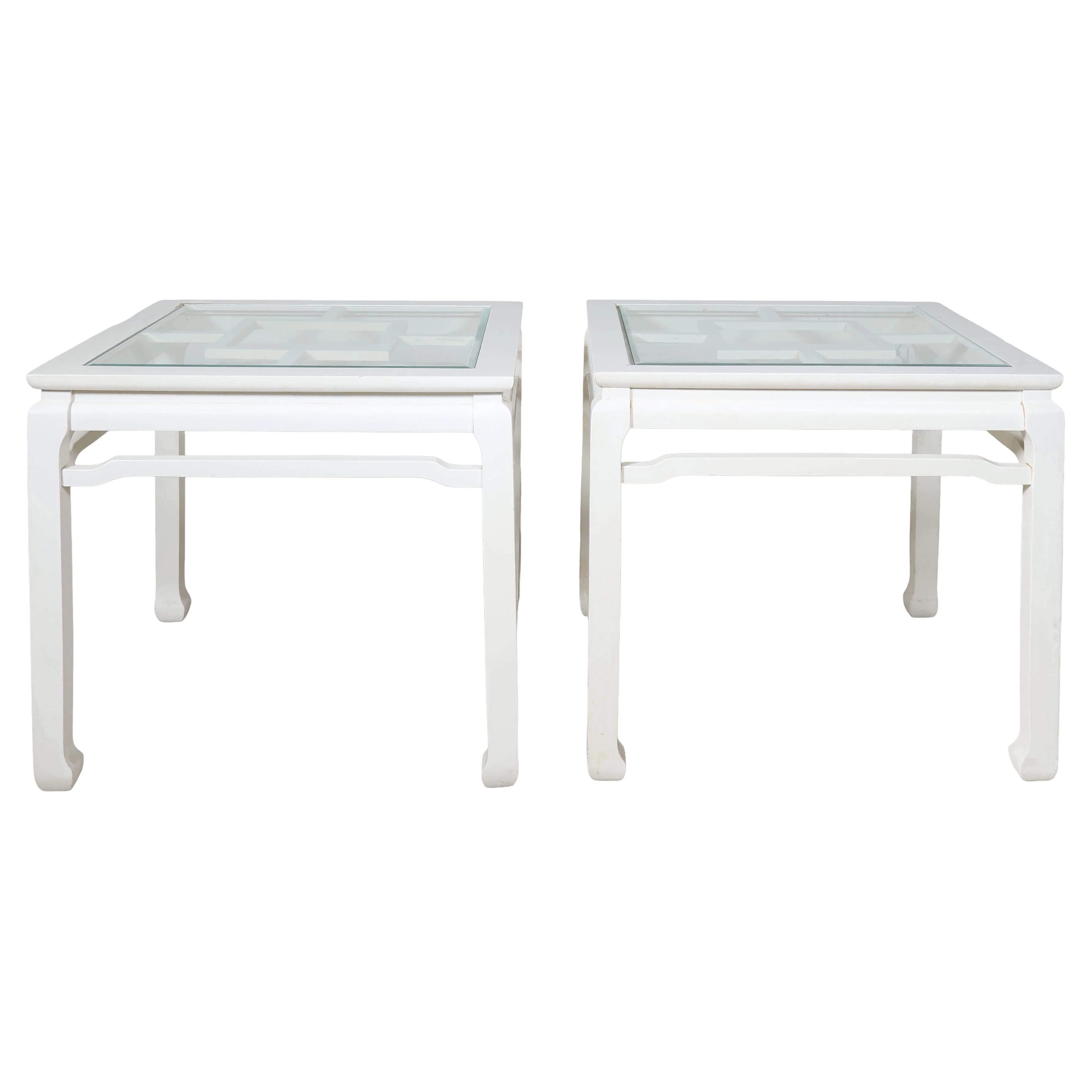 Set of Fretwork Side Tables