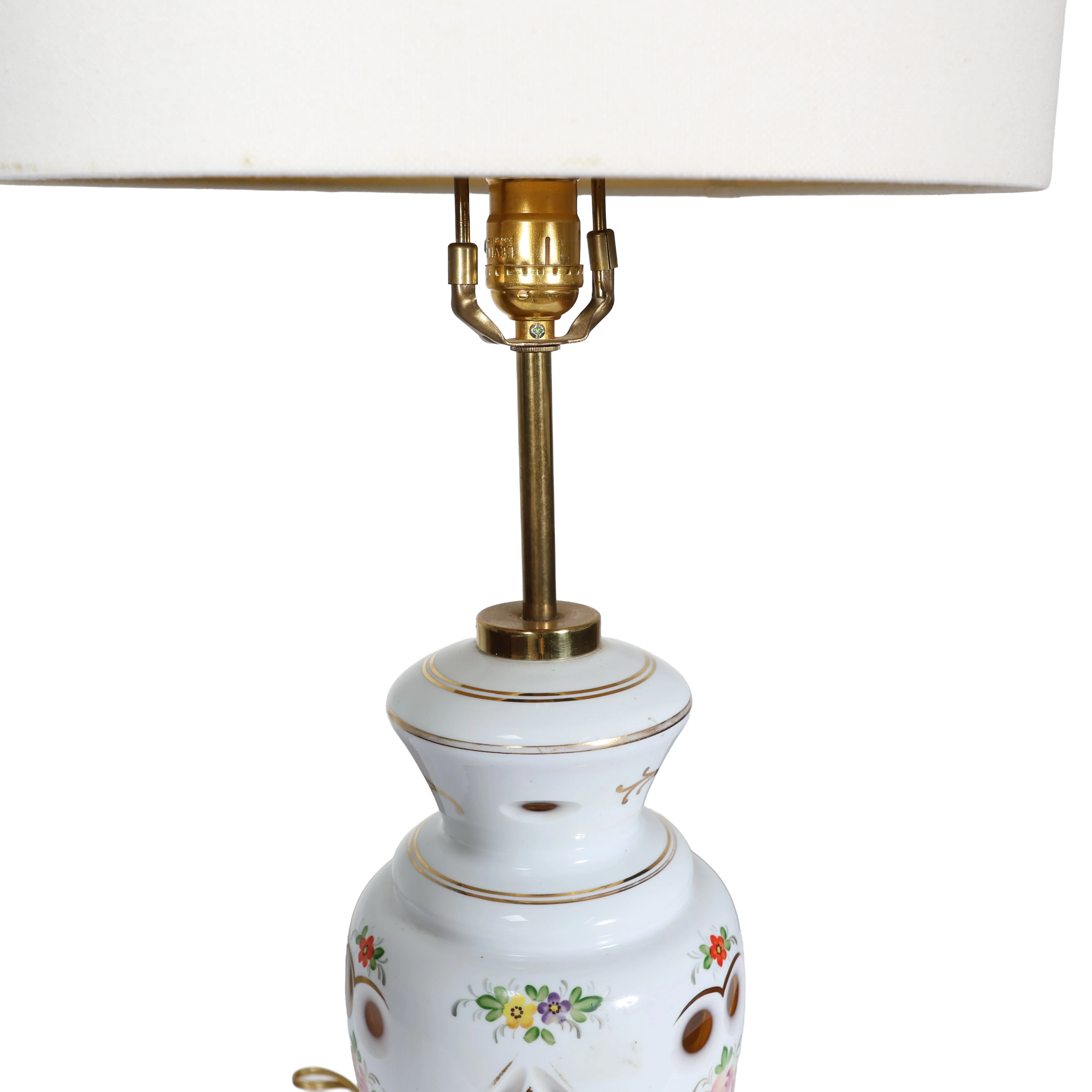 Single Ceramic Floral Table Lamp - Image 5