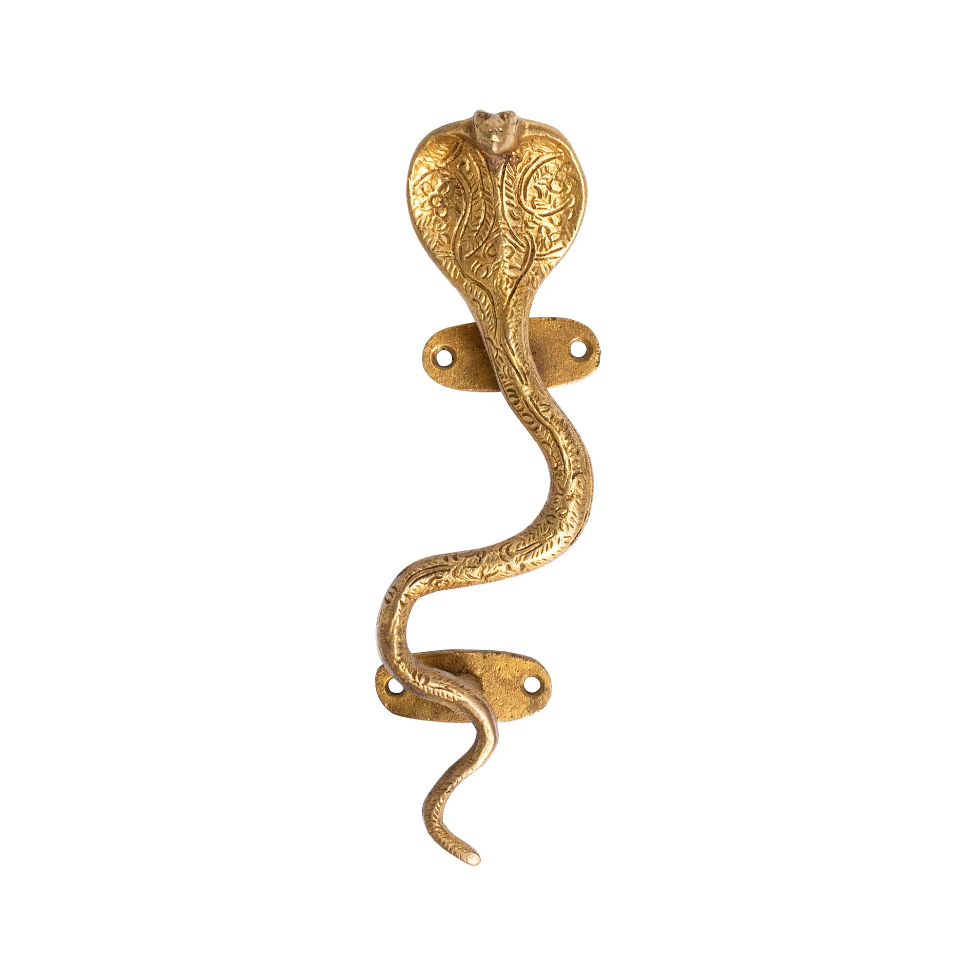 Small Architectural Bronze Cobra Hardware Right
