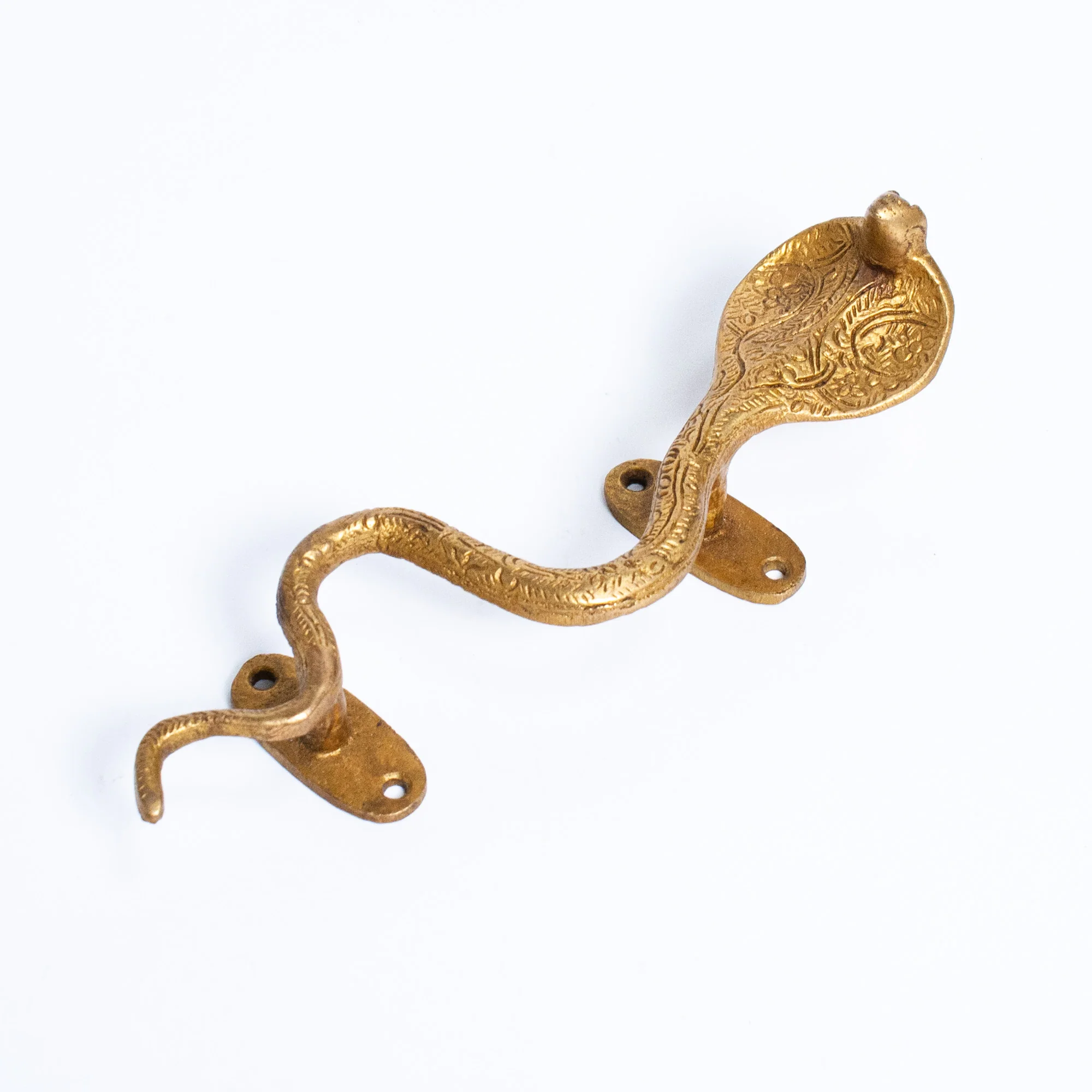Small Architectural Bronze Cobra Hardware Right - Image 2