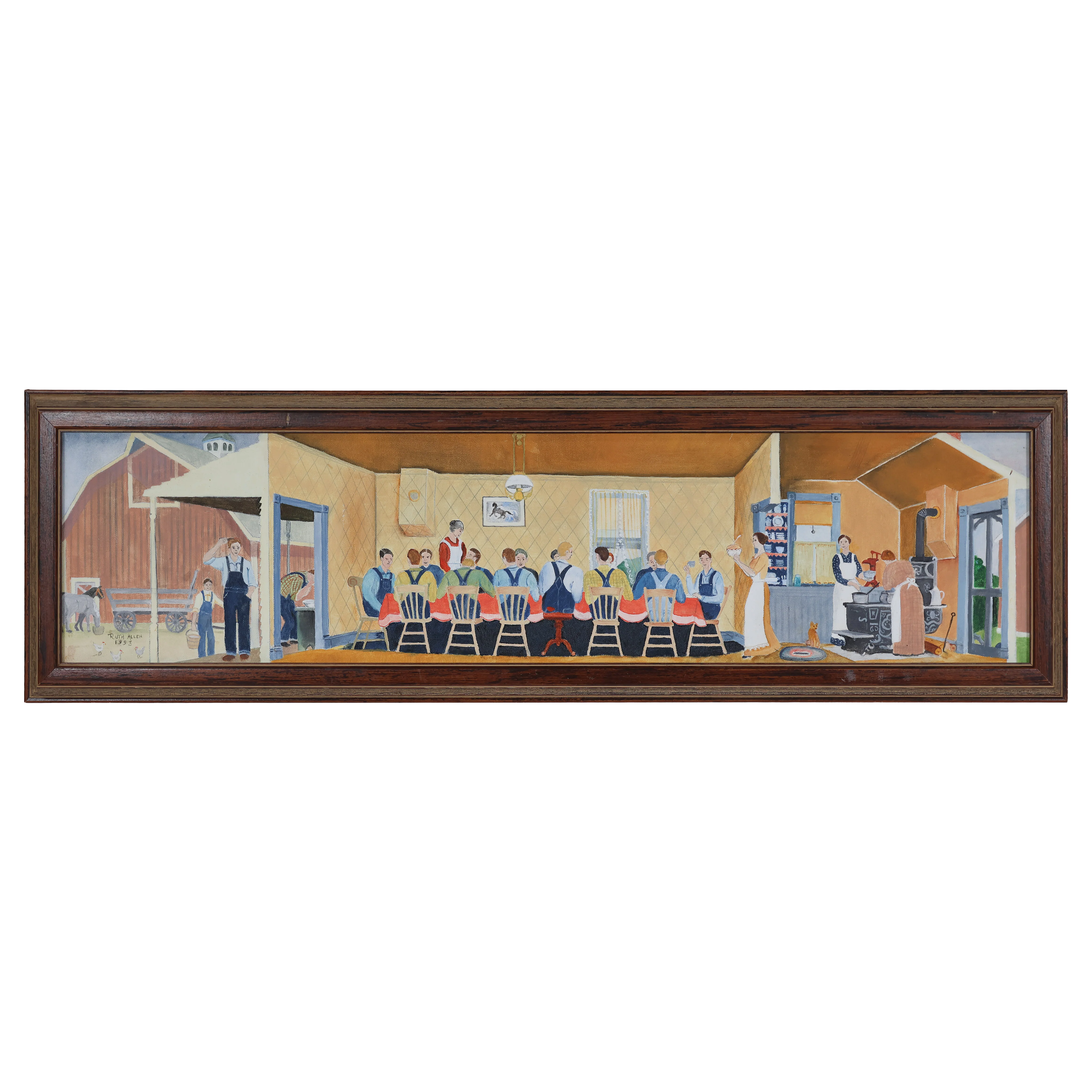 Supper Painting by Ruth Allen