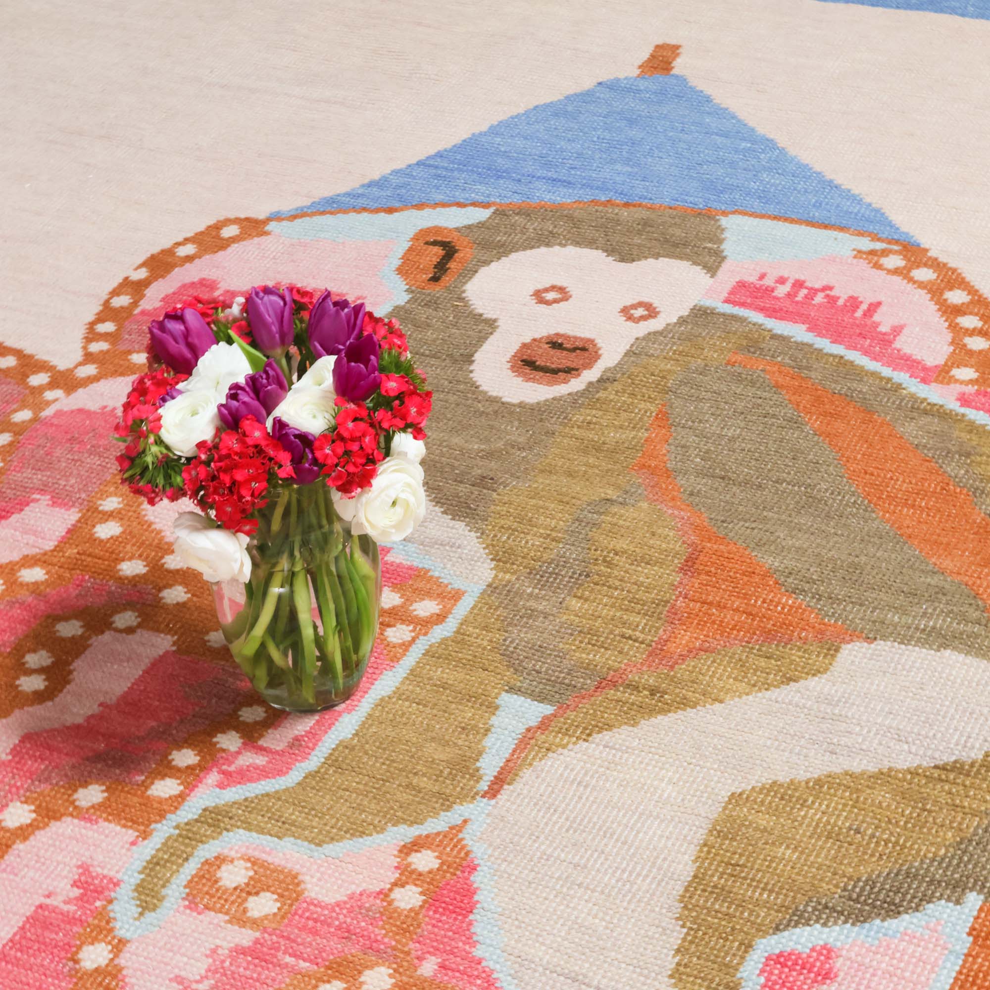 Swinging By Turkish Knot Rug - Image 3
