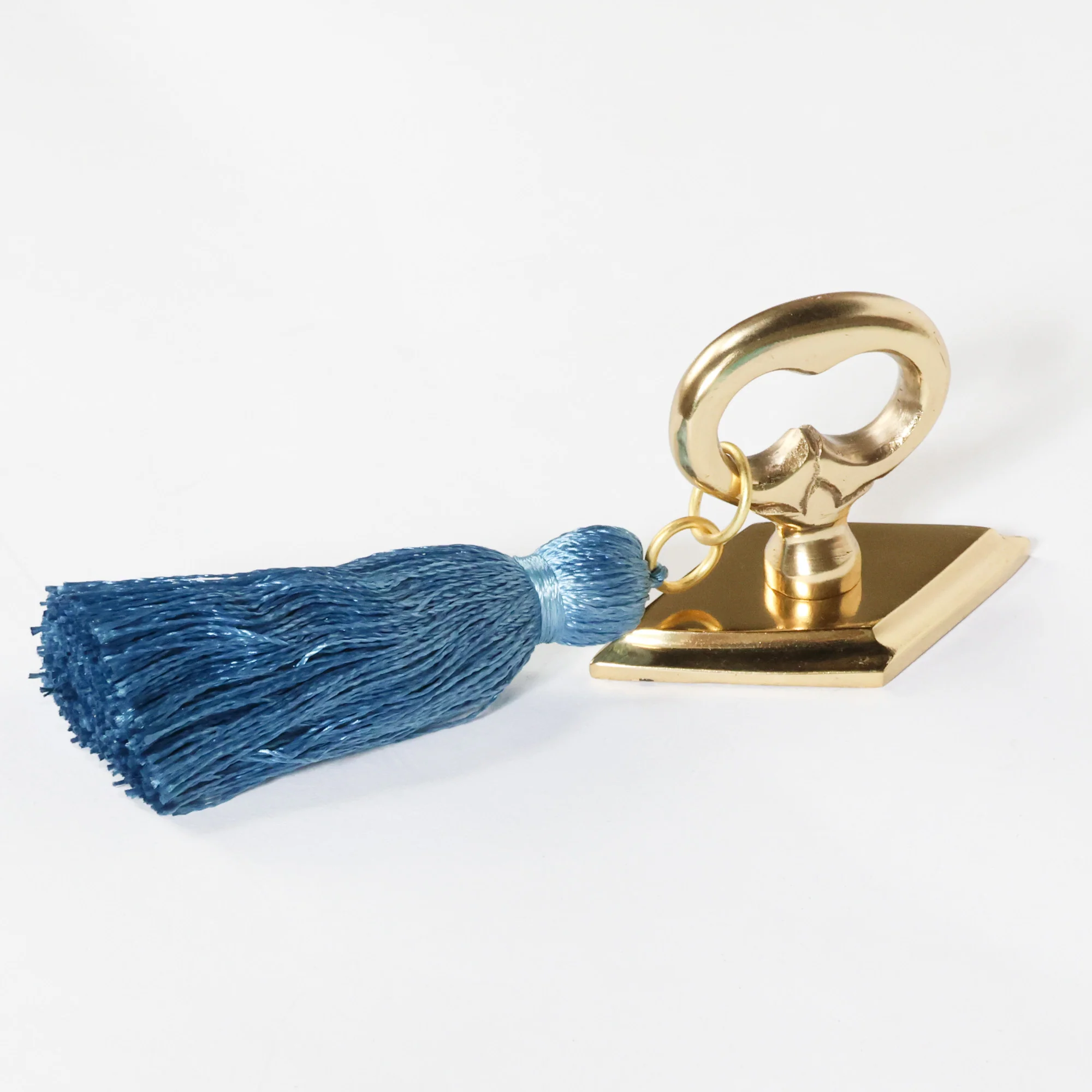 Tassel Knob - Smokey Blue - Image 3
