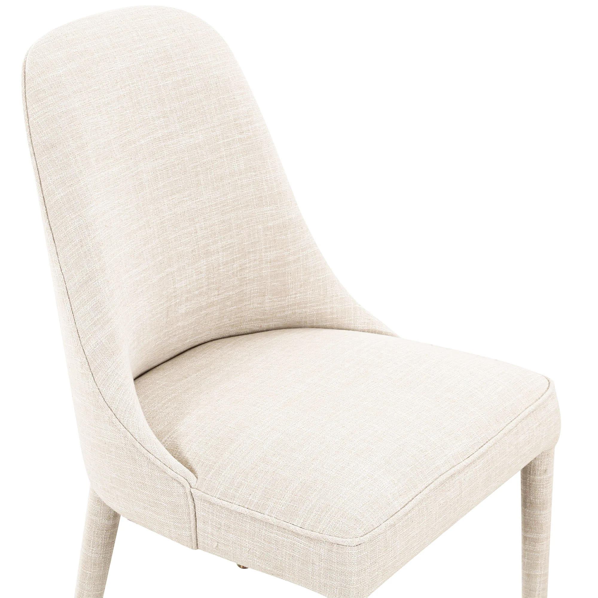 Tavish Dining Chair in Oatmeal Linen - Image 3