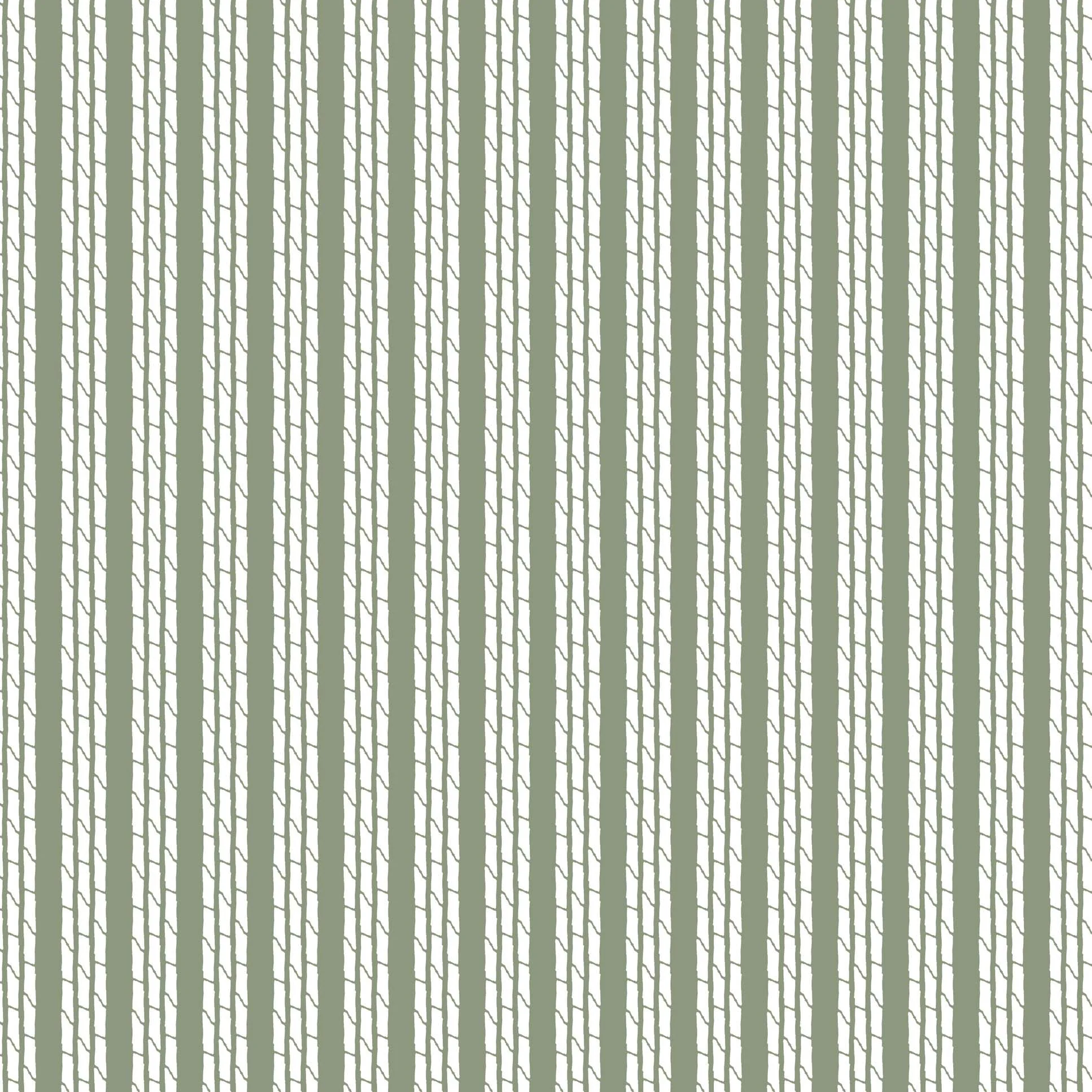 Tennessee Bamboo Stripes Wallpaper - Olive