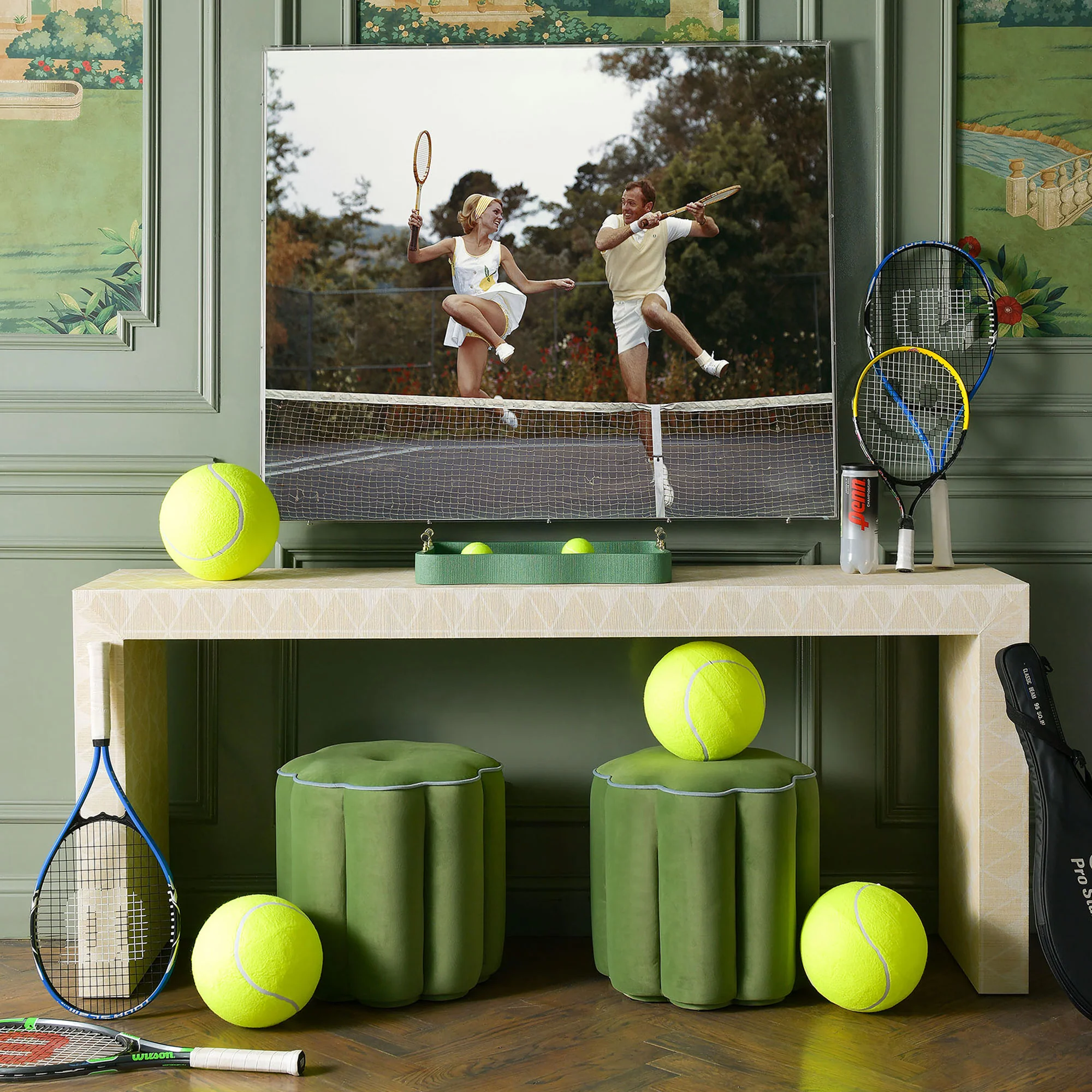 Tennis on the Vineyard Lenticular - Image 2