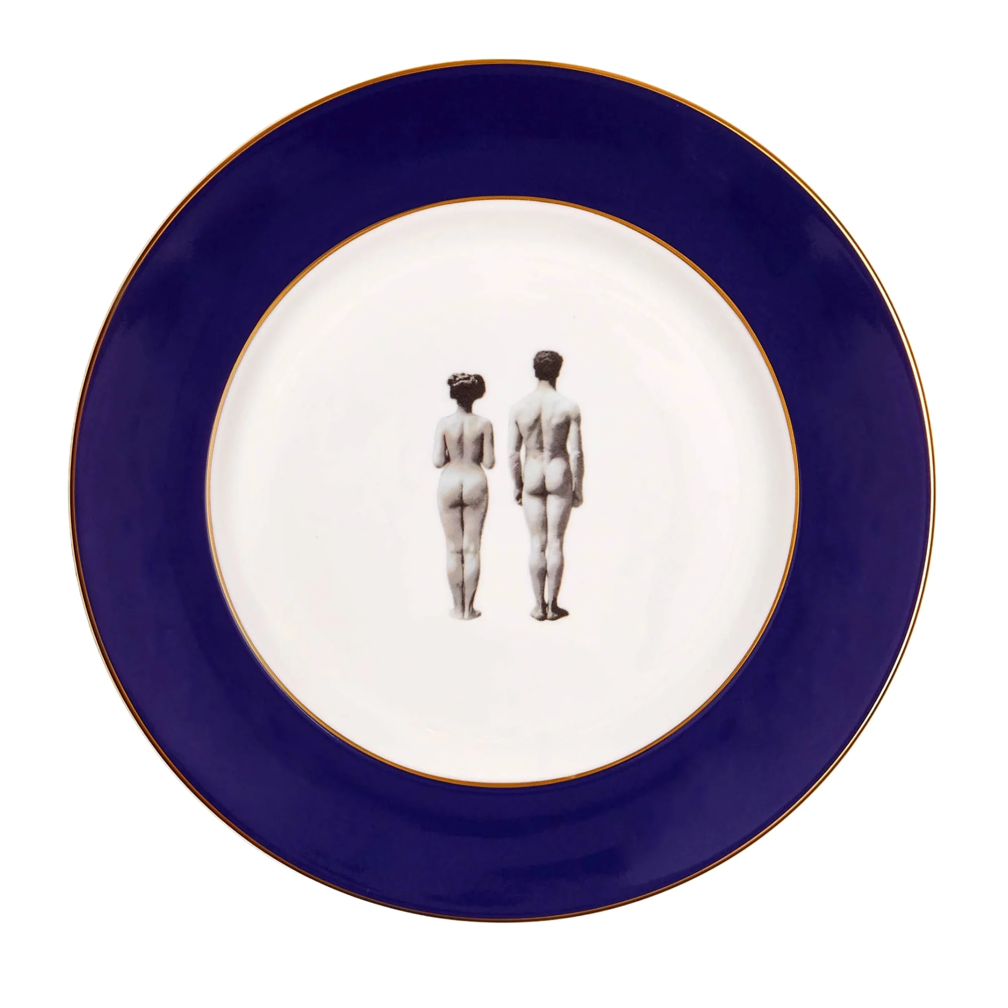 The Models Dinner Plate Cobalt Blue