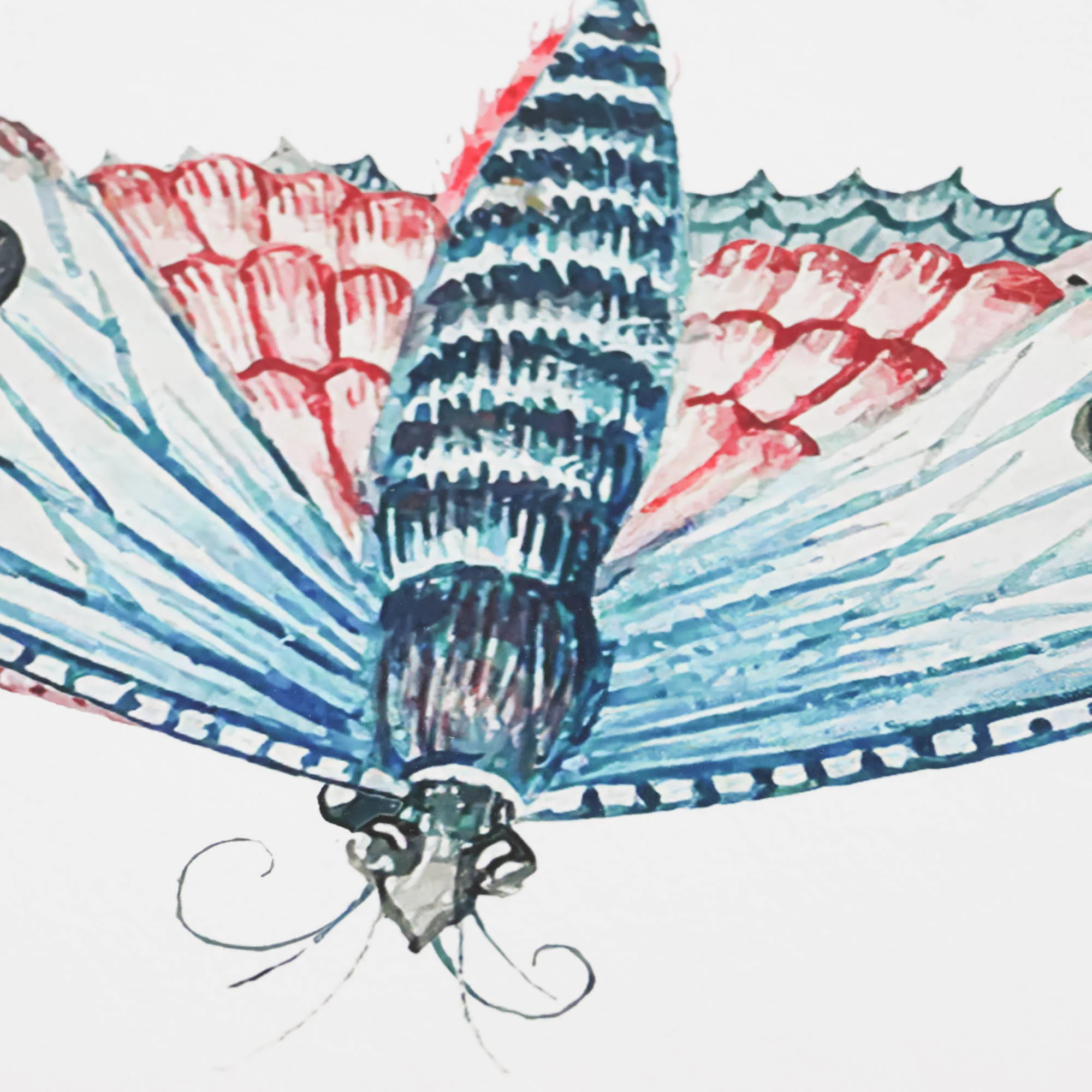 Titali in Acrylic - Aqua - Image 2