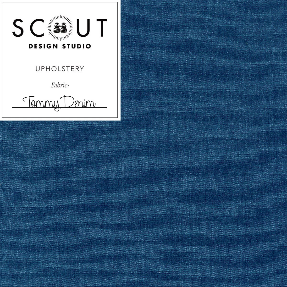 Tommy Denim Velvet Fabric Sample