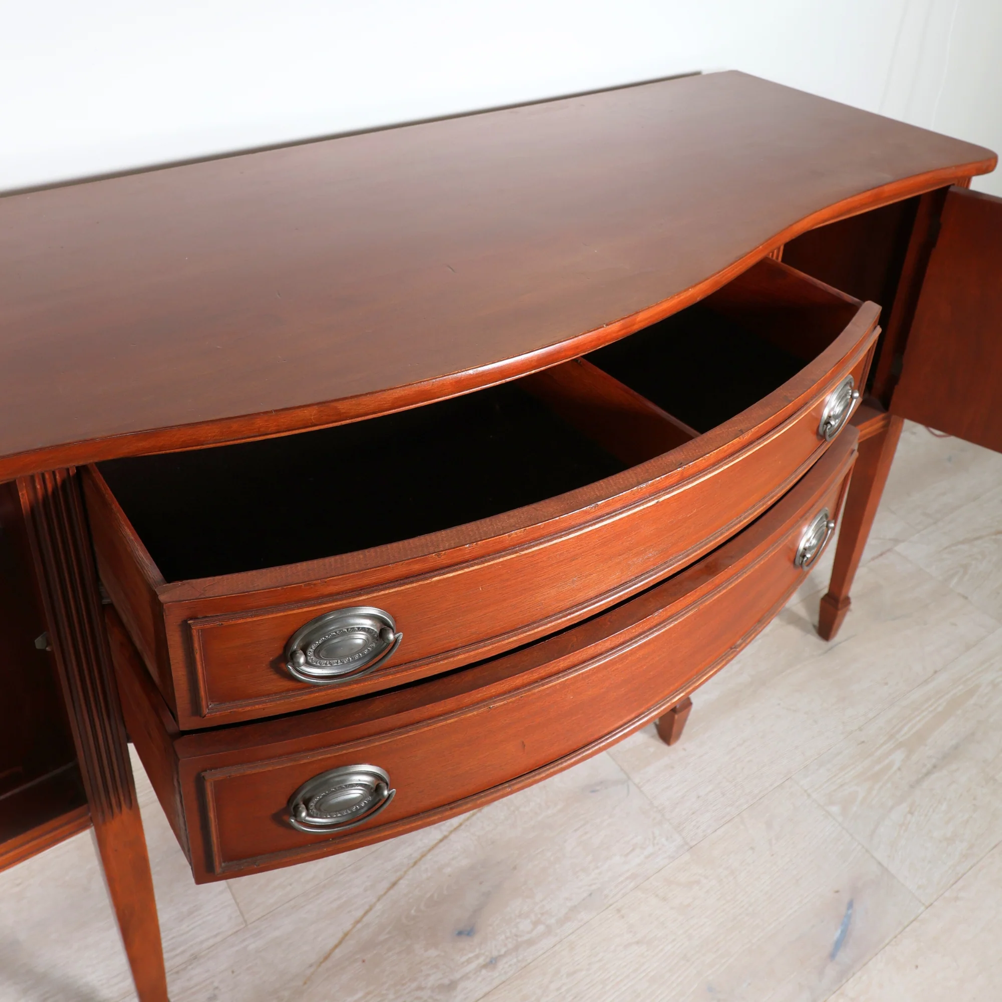 Traditional Sideboard with Chrome Hardware - Image 6