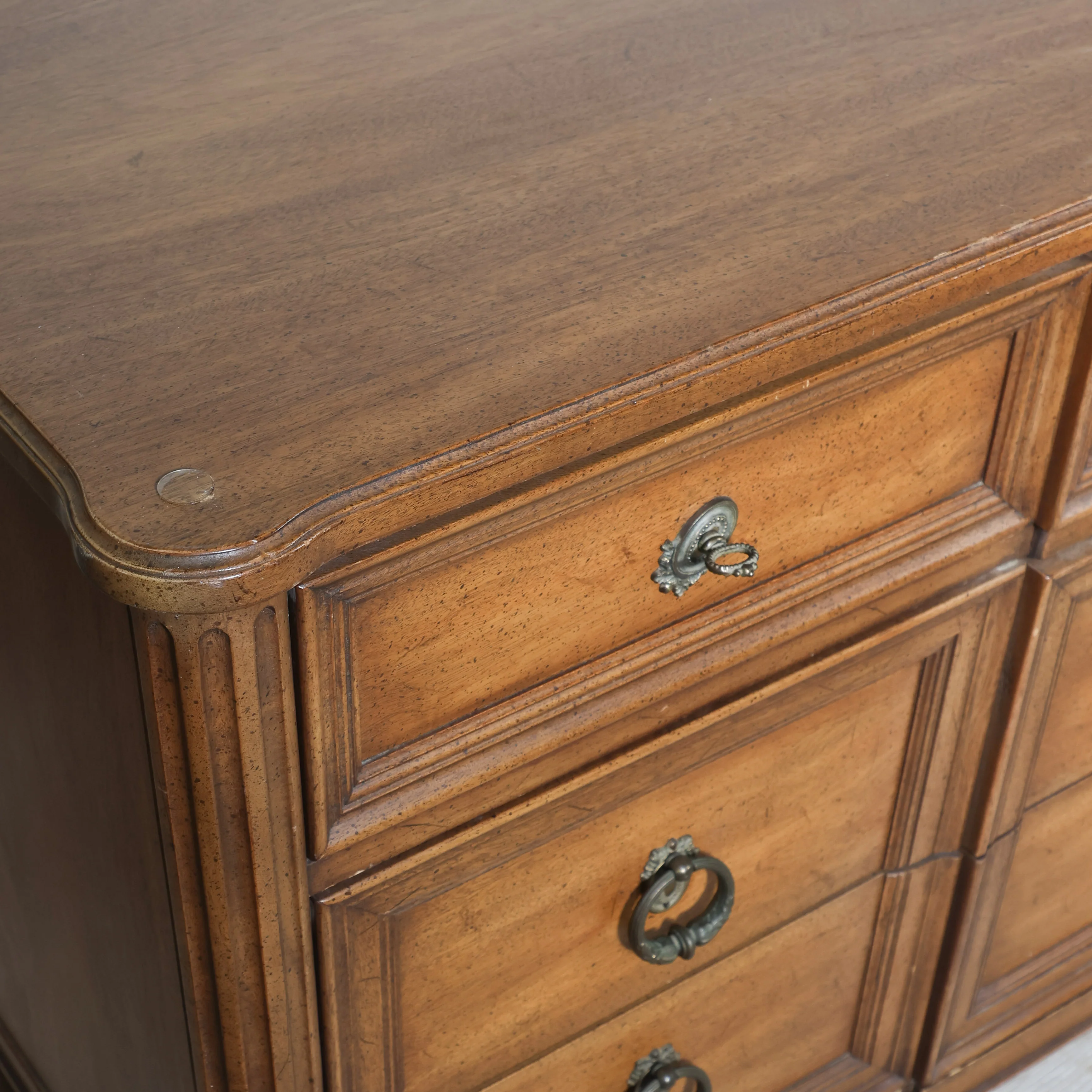 Traditional Triple Dresser by Henredon - Image 9
