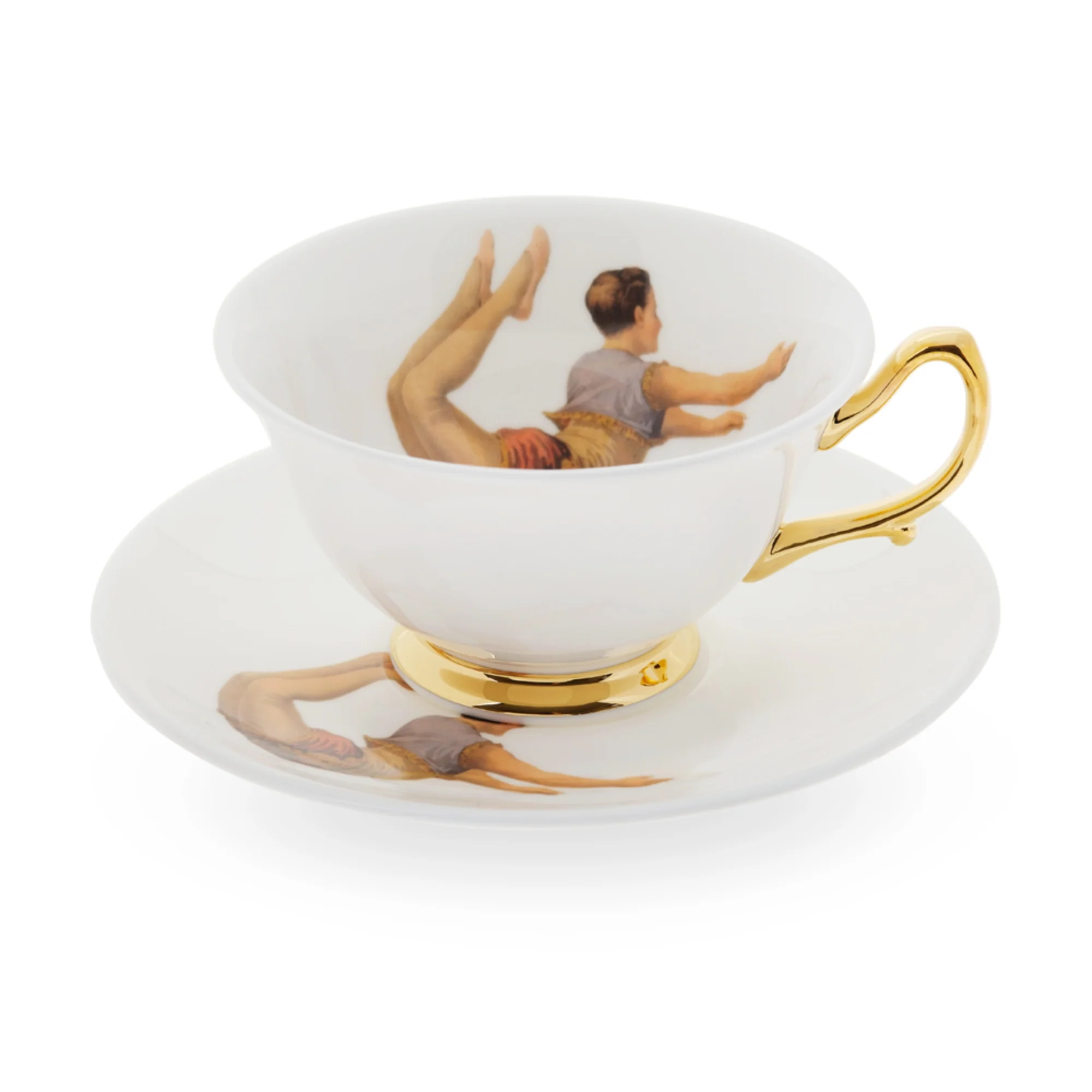 Trapeze Boy Teacup and Saucer