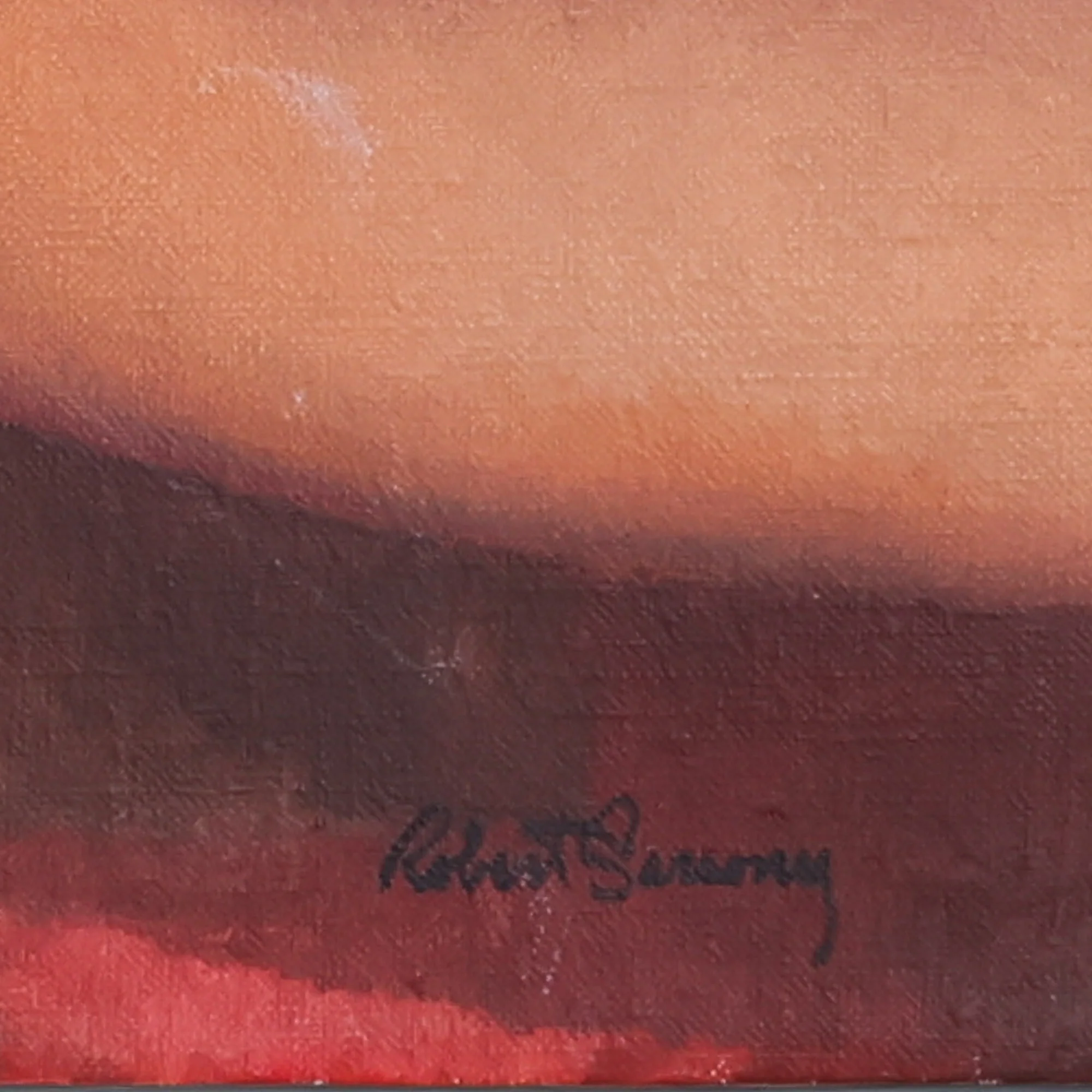 Vintage Figurative Oil Painting on Canvas - Image 5