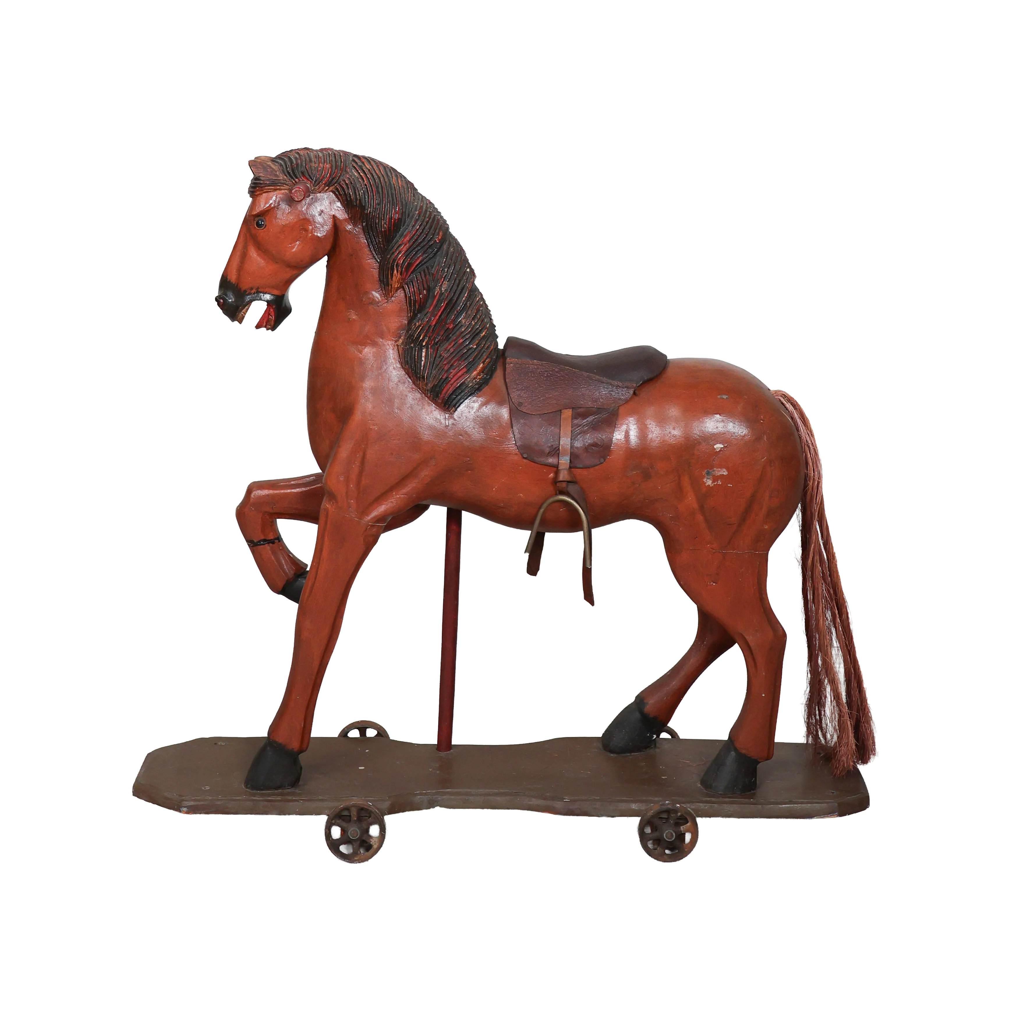 Vintage Horse on Wheels