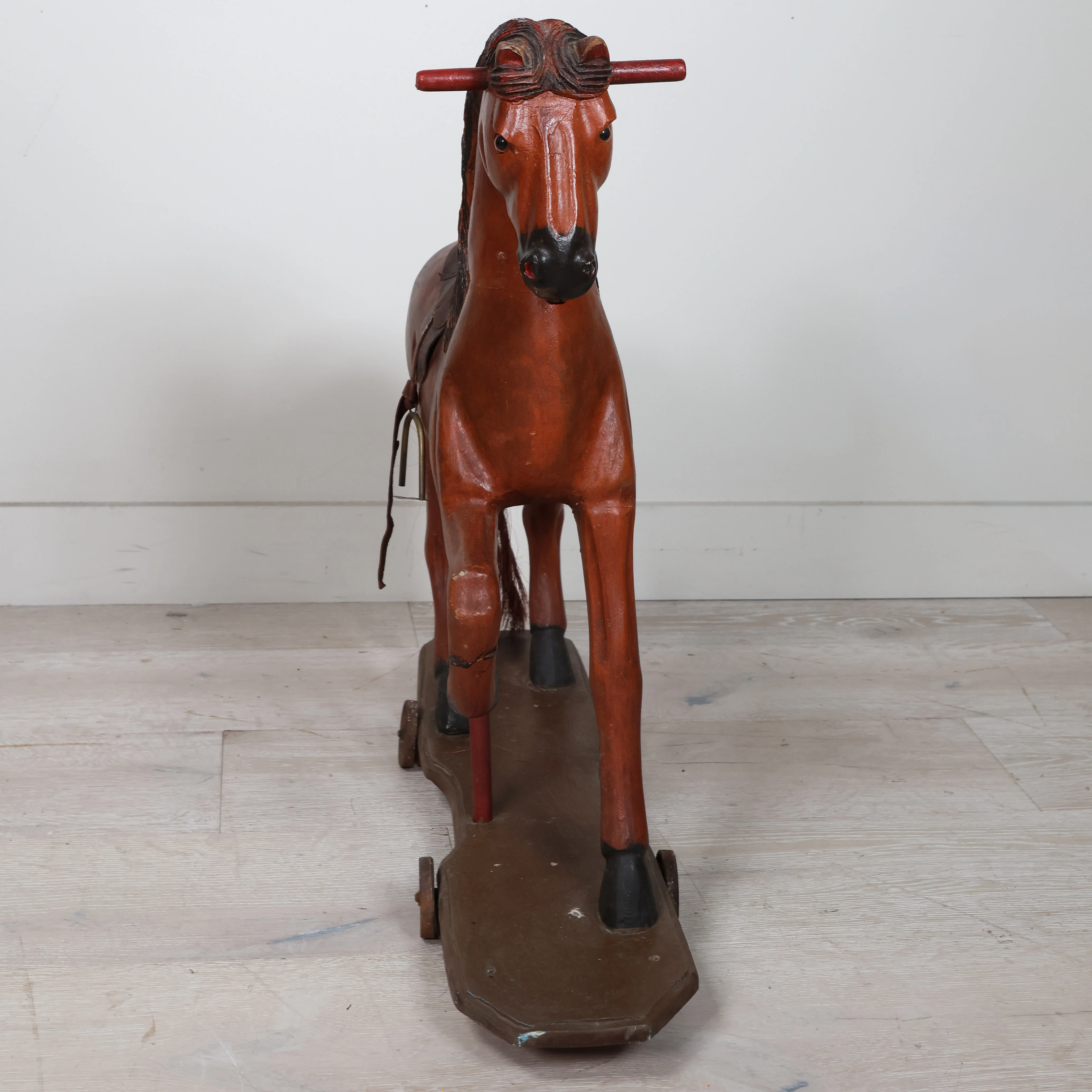 Vintage Horse on Wheels - Image 3