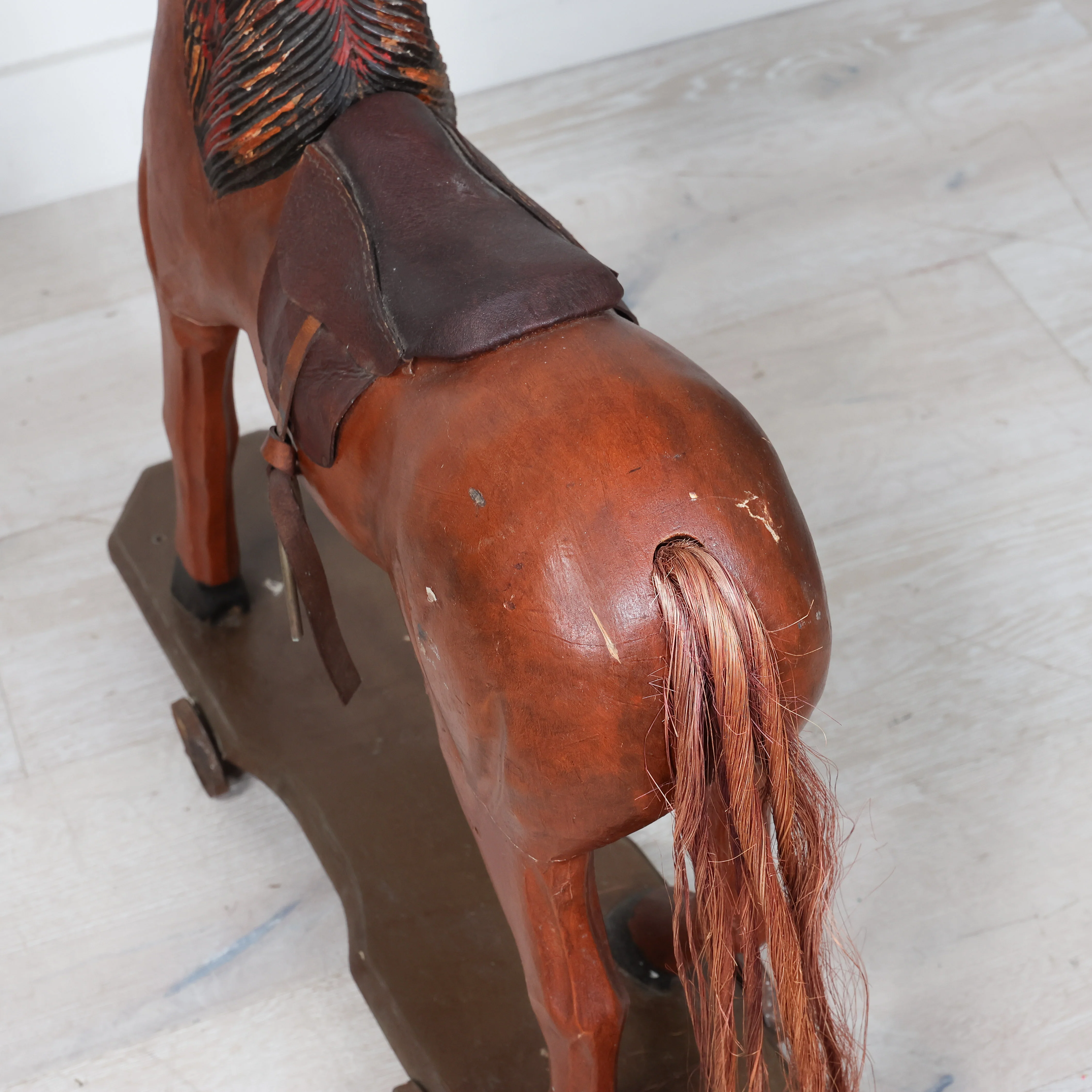 Vintage Horse on Wheels - Image 5