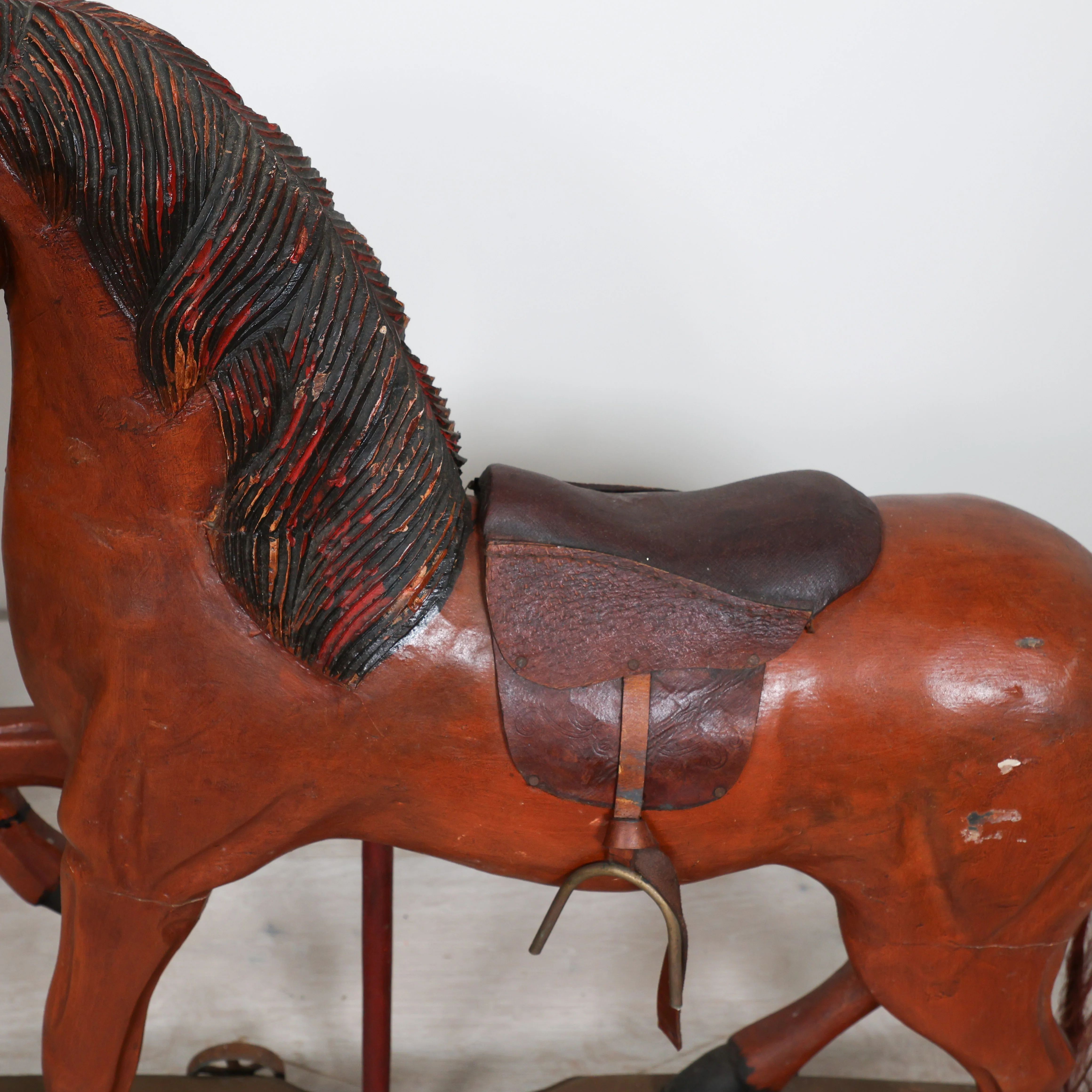 Vintage Horse on Wheels - Image 9